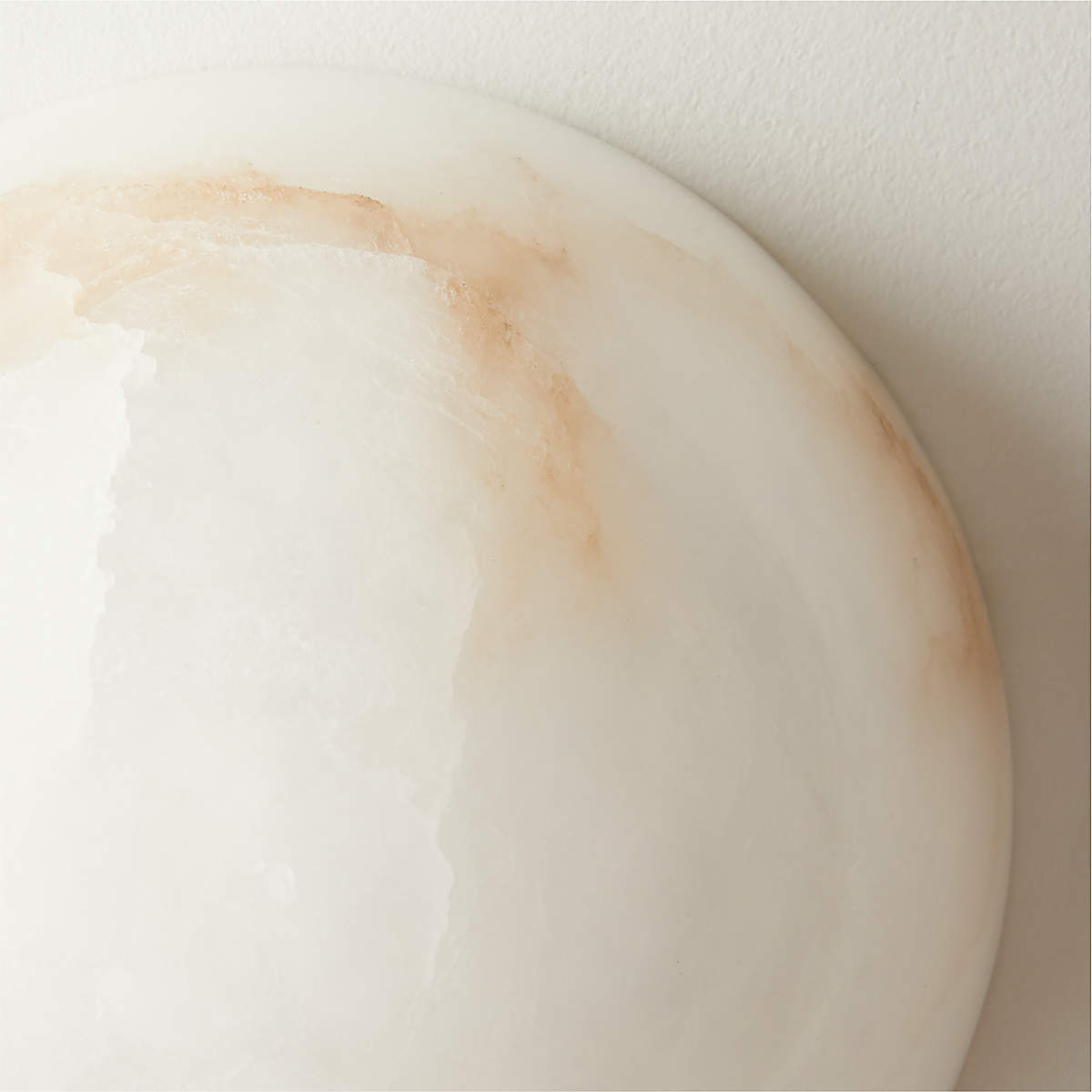 Visoliel Minimalist Alabaster Ceiling Light - Lamp Copper