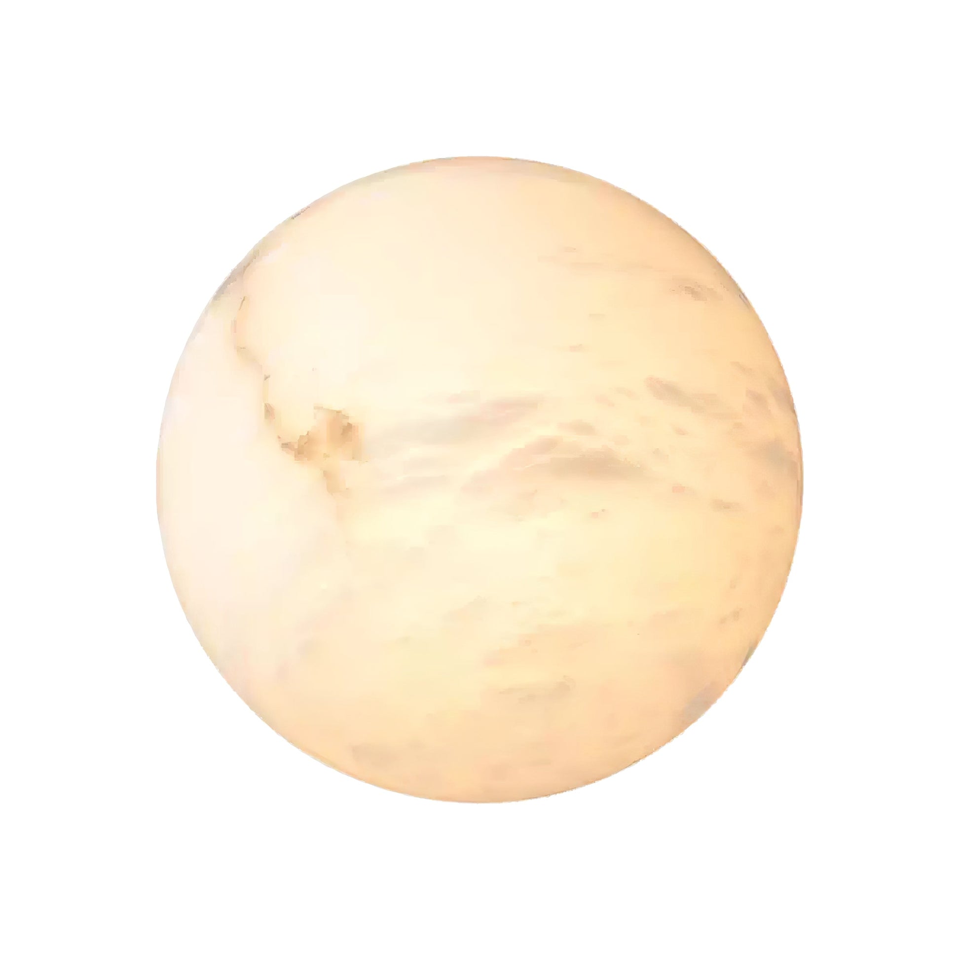 Visoliel Minimalist Alabaster Ceiling Light - Lamp Copper