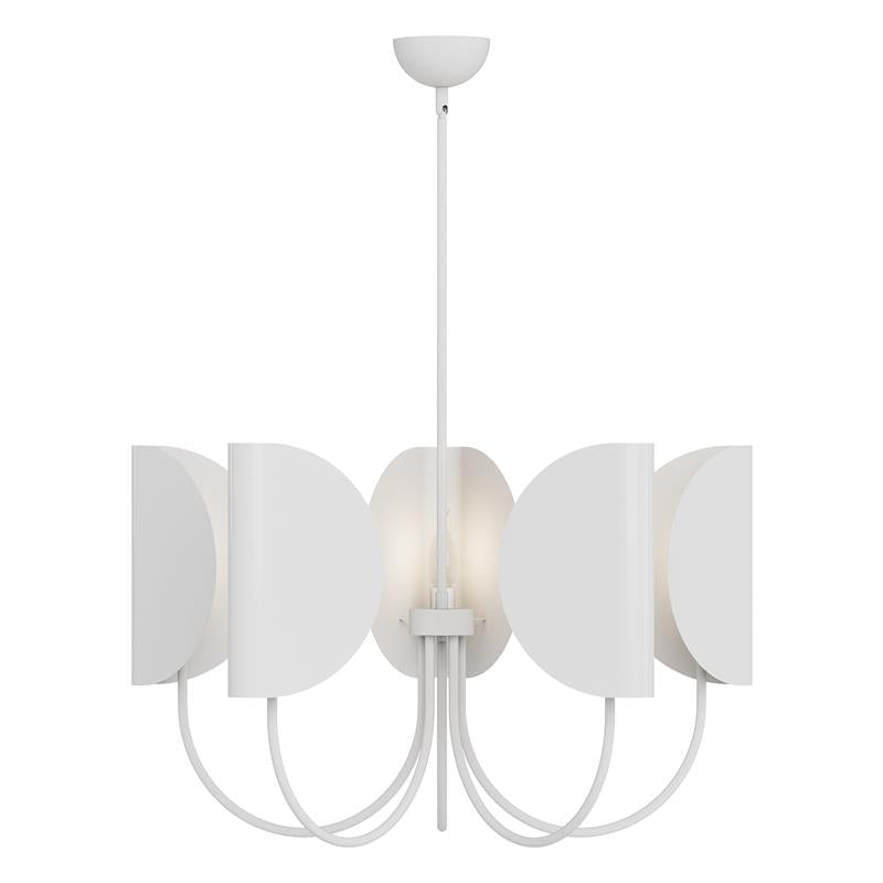 Unoryra Traditional Leaf Brass Fabric Chandelier - Lamp Copper