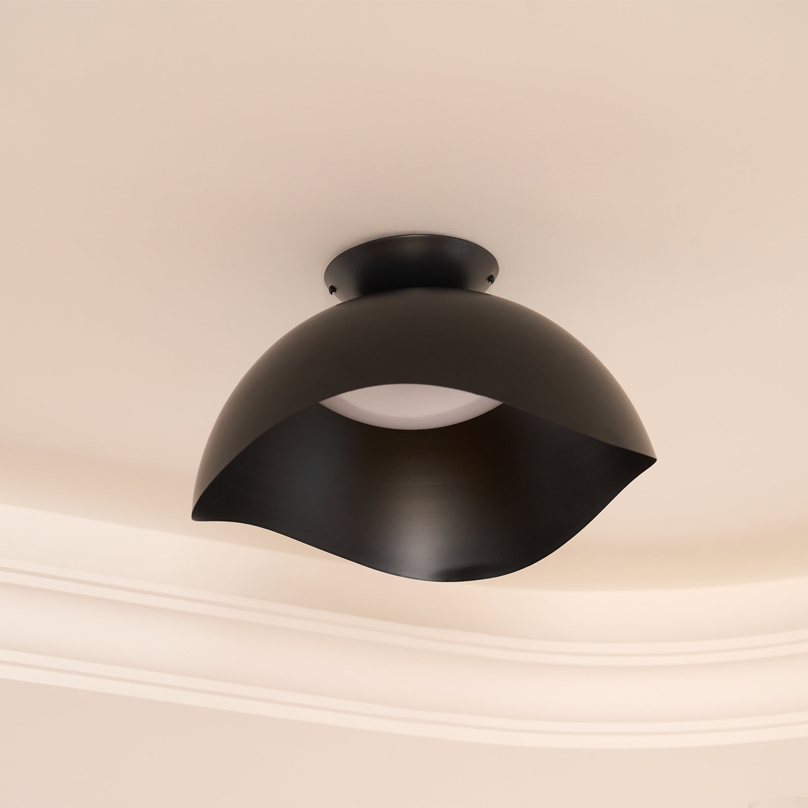 Myox Bowl Wave Ceiling Light - Lamp Copper