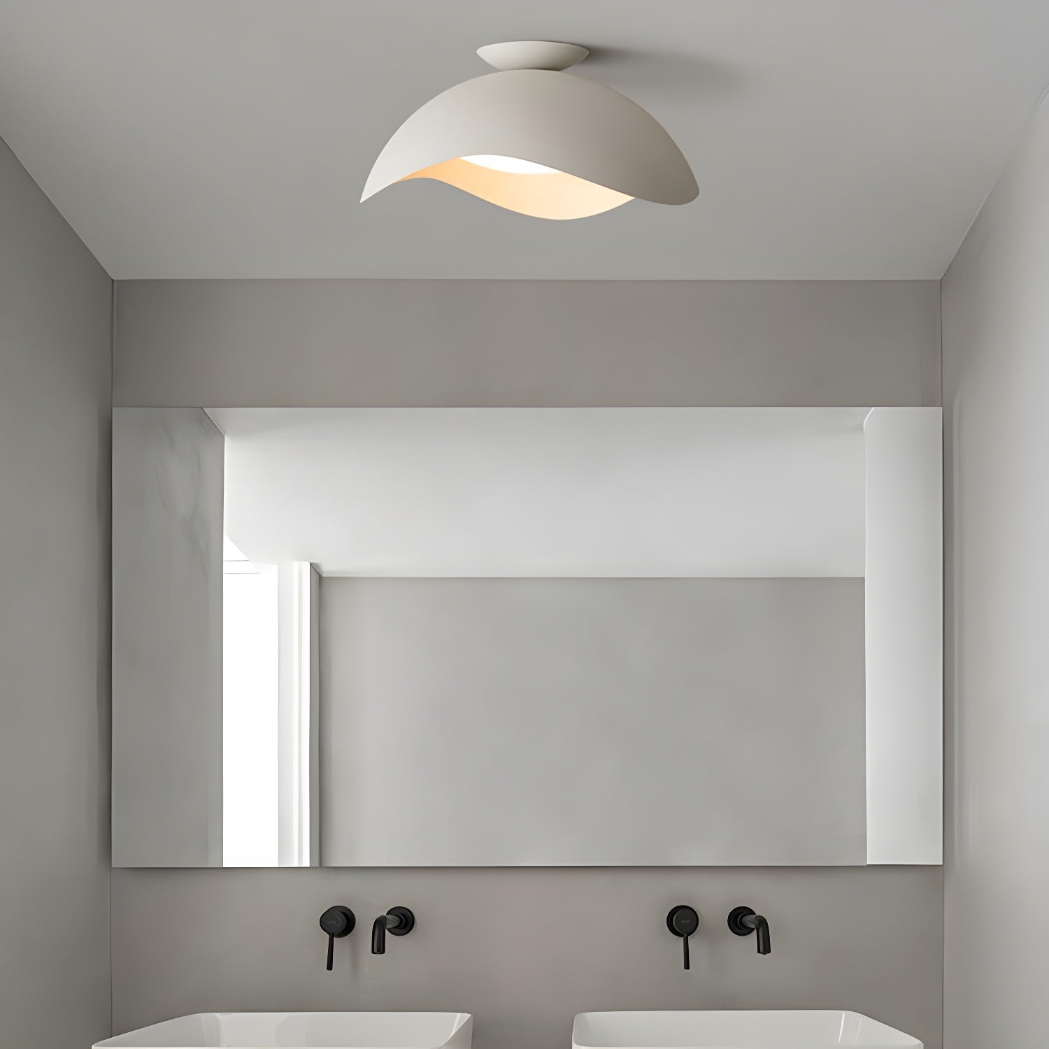 Myox Bowl Wave Ceiling Light - Lamp Copper