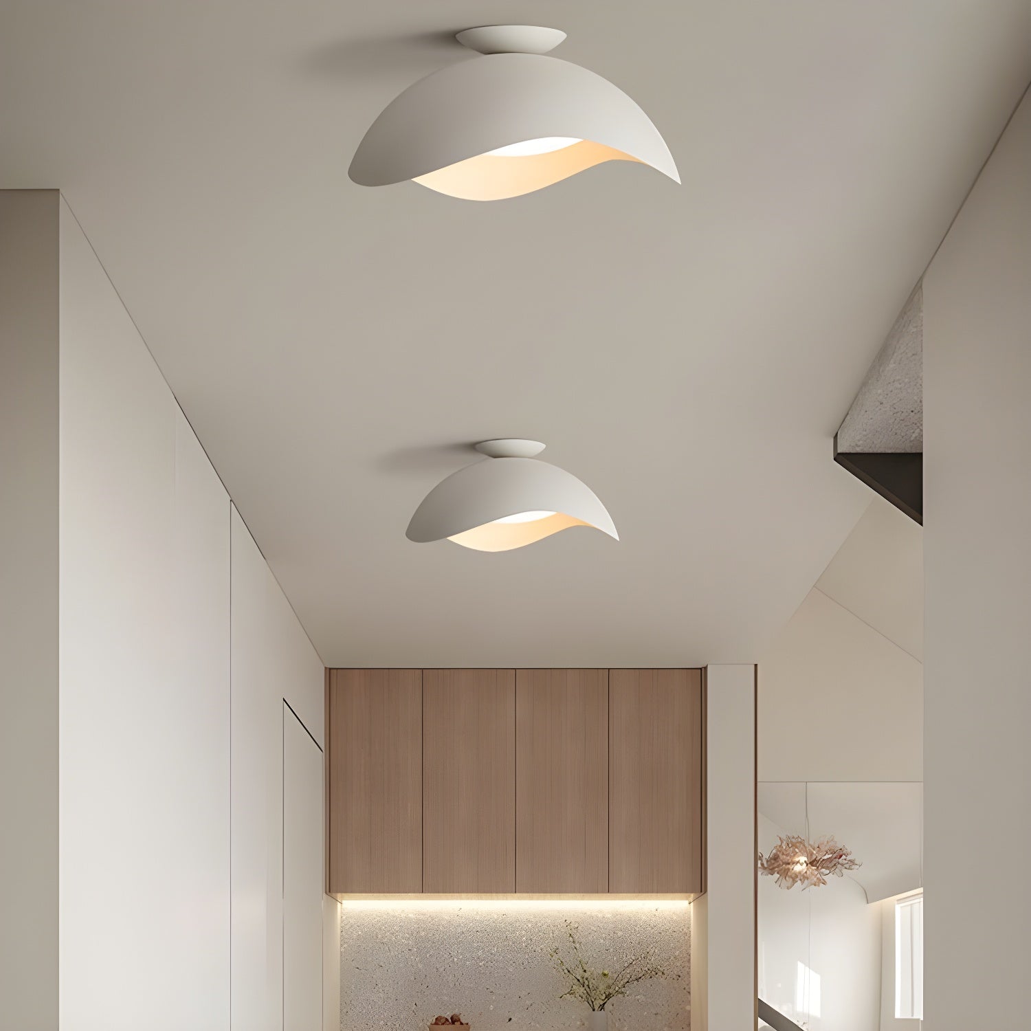 Myox Bowl Wave Ceiling Light - Lamp Copper