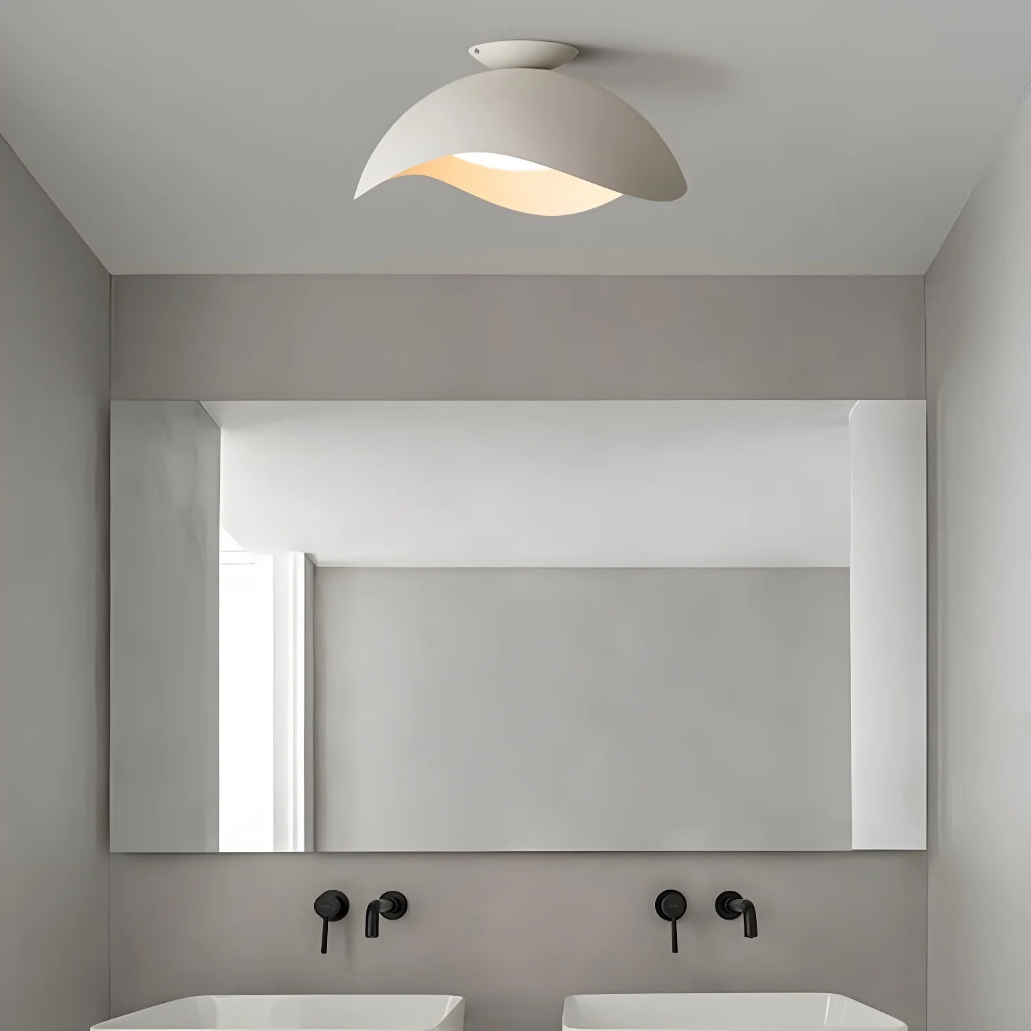 Myox Bowl Wave Ceiling Light - Lamp Copper