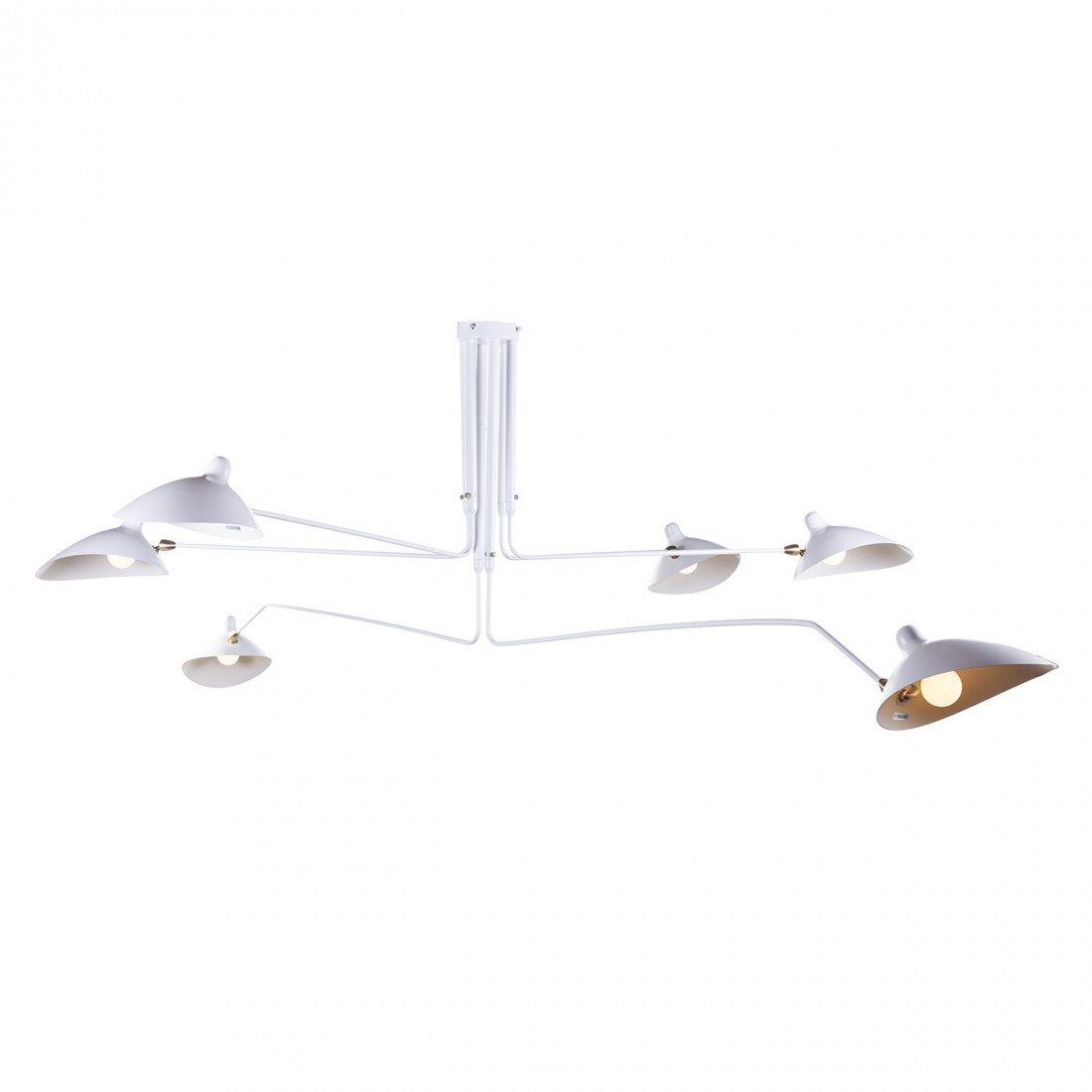Jaler Industry Three Arm Ceiling Light - Lamp Copper
