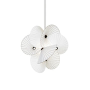 Zerinarae Individual Creativity Metal Fabric Pendant Light - Lamp Copper