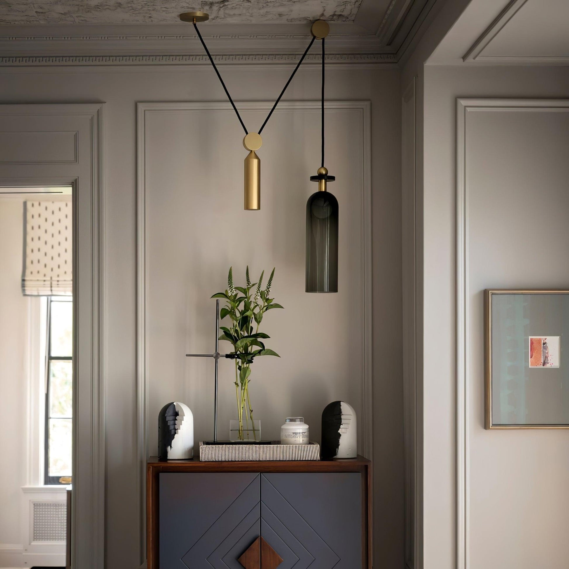 Covine Multi-Shape Adjustable Pendant Light - Lamp Copper