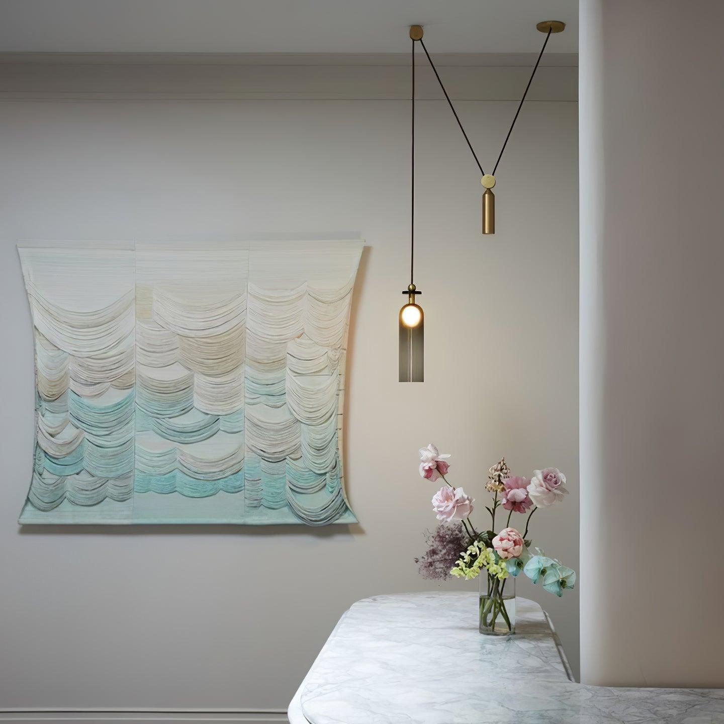 Covine Multi-Shape Adjustable Pendant Light - Lamp Copper