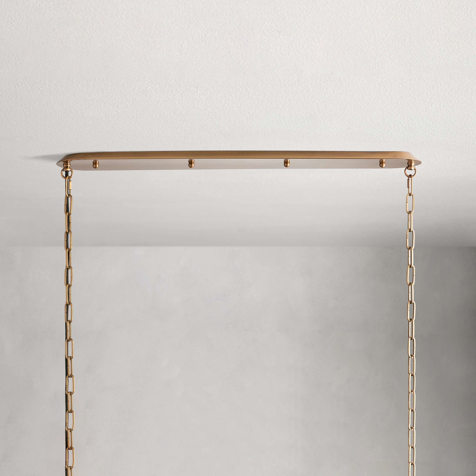 Lysilara Vintage Industrial Linear Fabric Chandelier - Lamp Copper