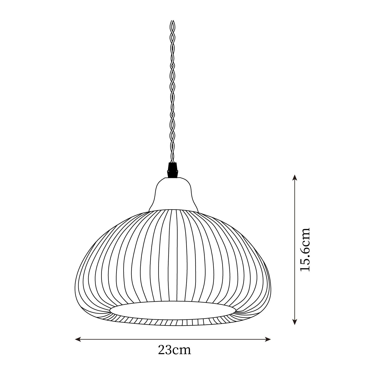 Claire Ceramic Pendant Lights - Lamp Copper