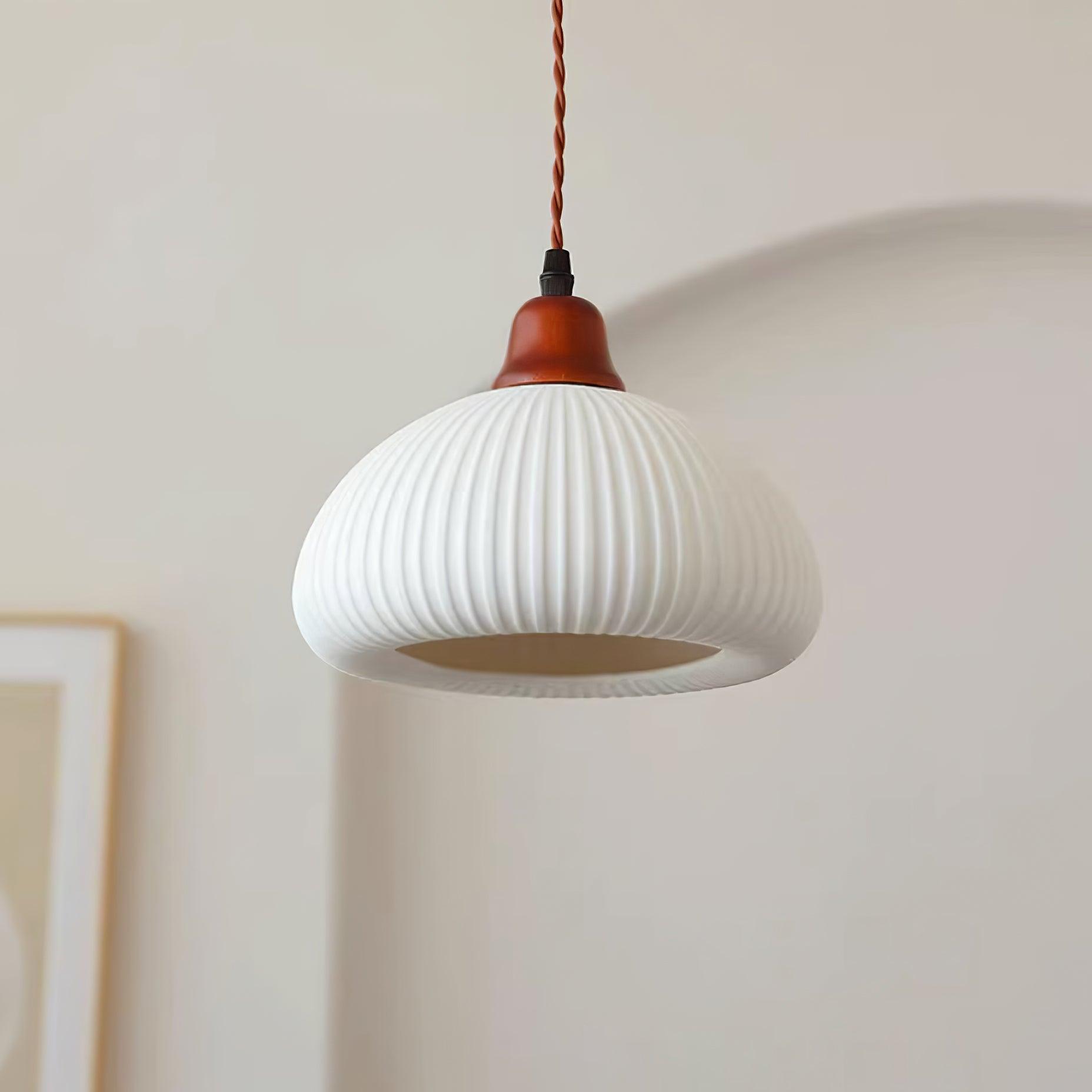 Claire Ceramic Pendant Lights - Lamp Copper