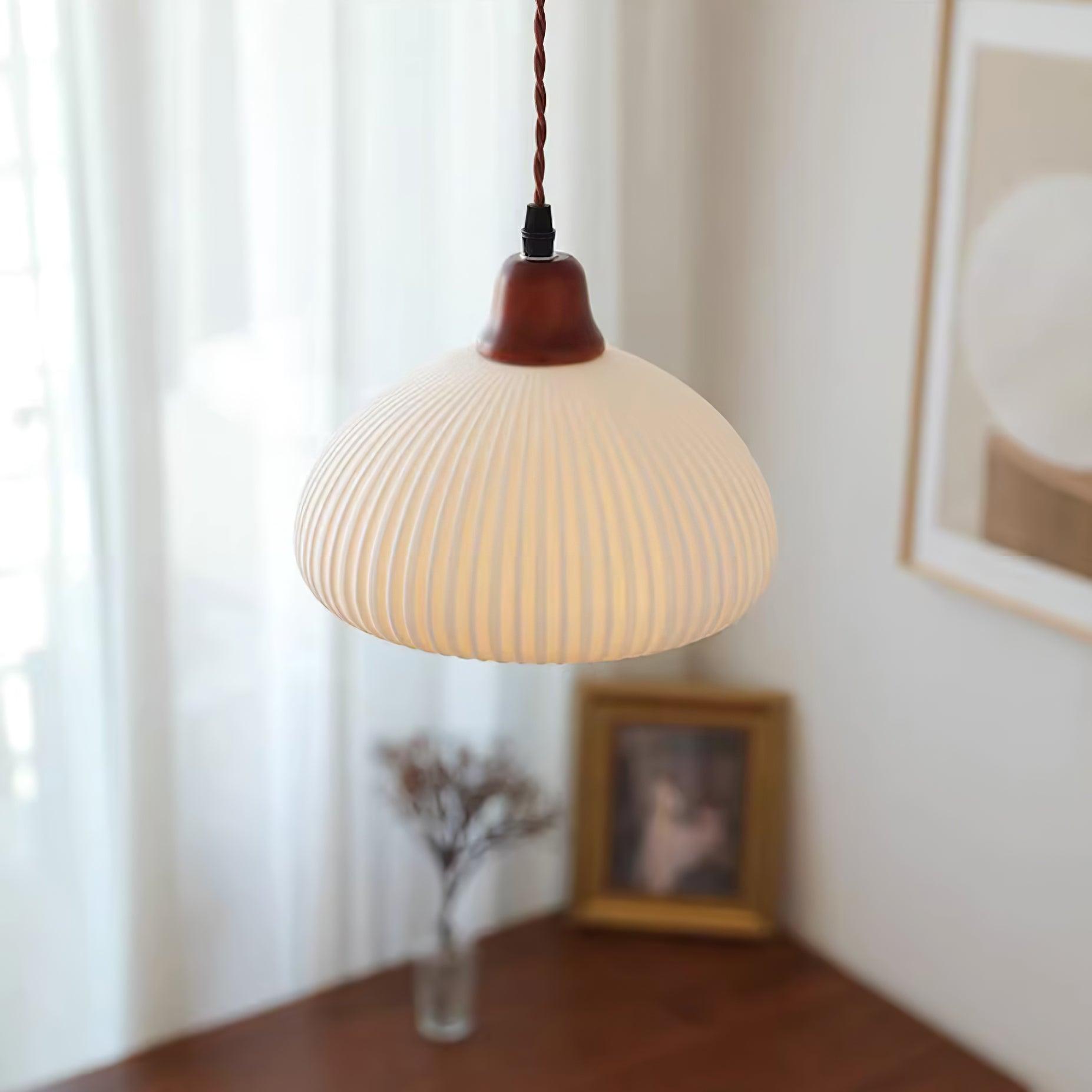 Claire Ceramic Pendant Lights - Lamp Copper