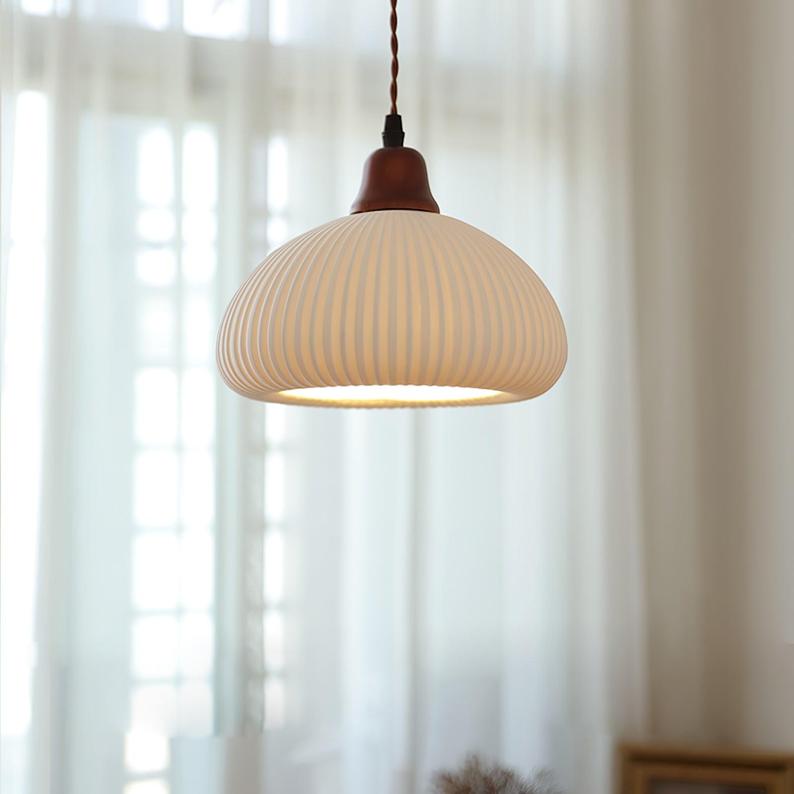 Claire Ceramic Pendant Lights - Lamp Copper