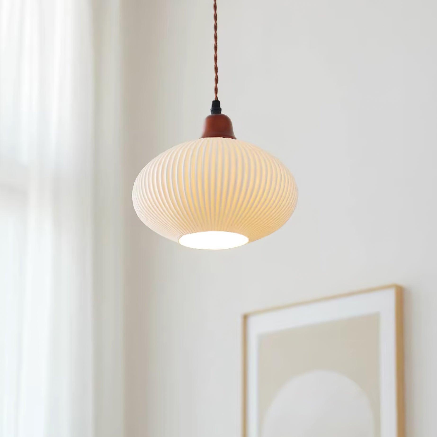 Claire Ceramic Pendant Lights - Lamp Copper