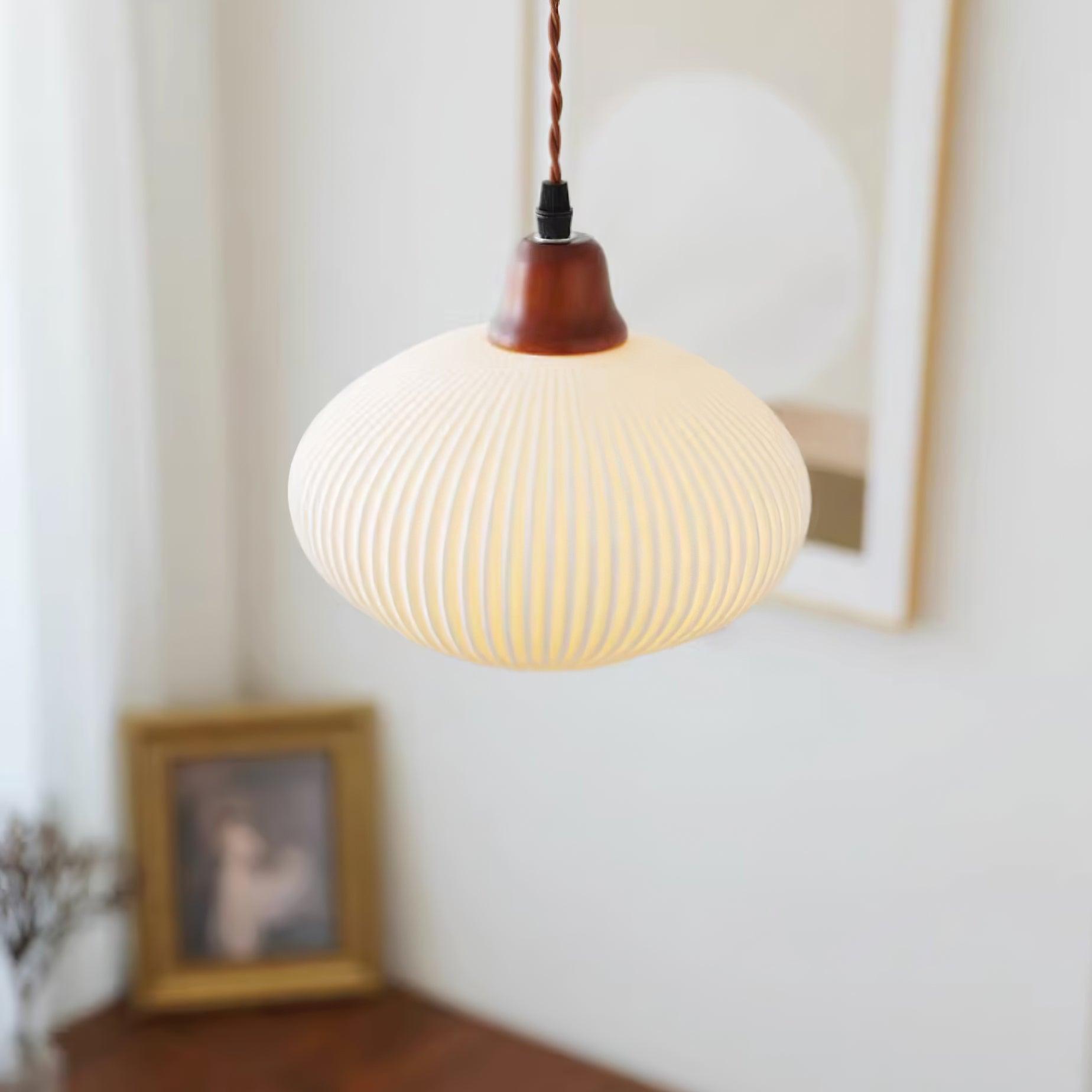Claire Ceramic Pendant Lights - Lamp Copper