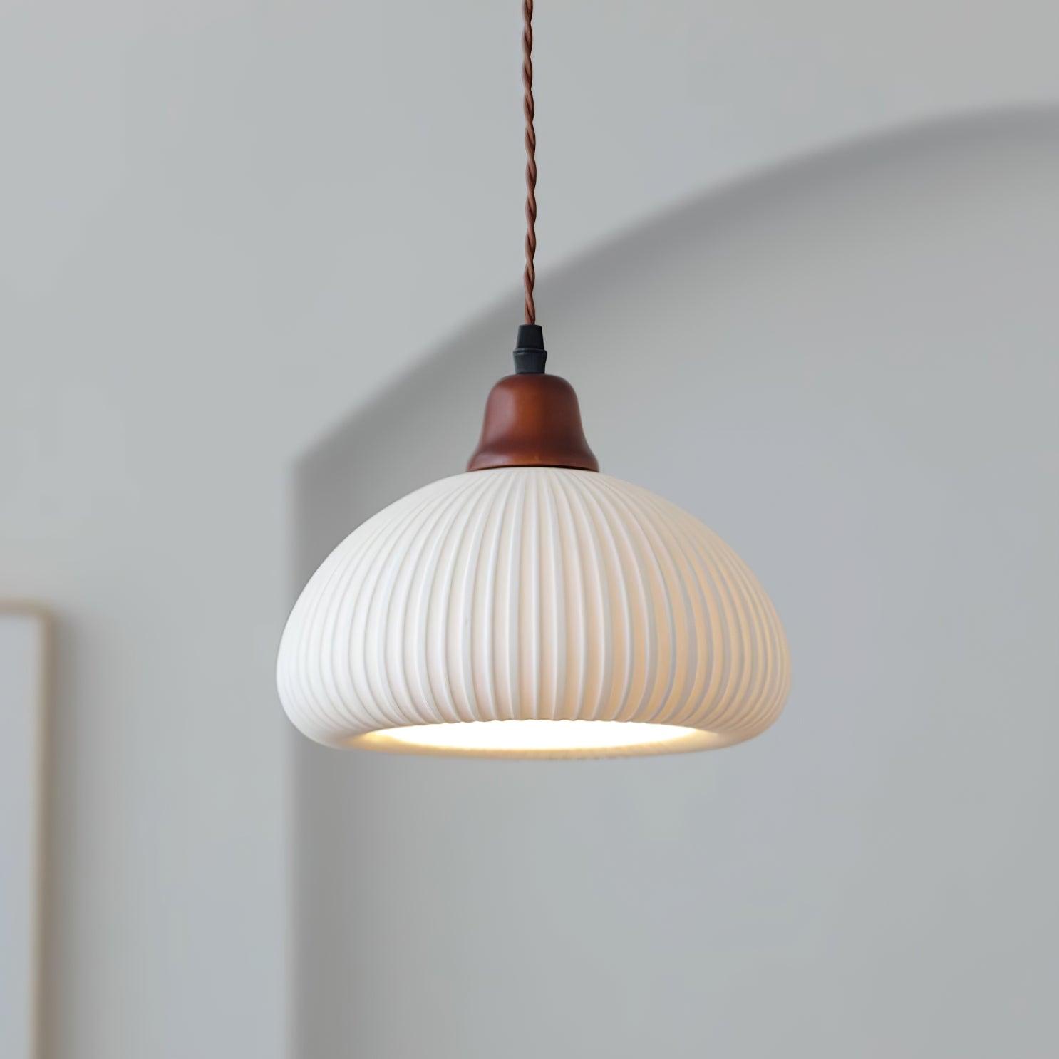 Claire Ceramic Pendant Lights - Lamp Copper