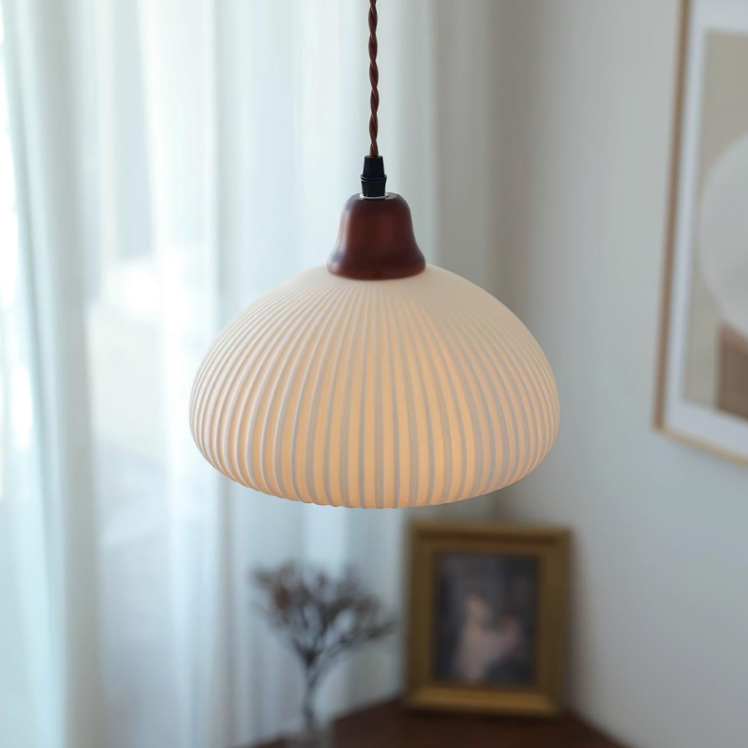 Claire Ceramic Pendant Lights - Lamp Copper