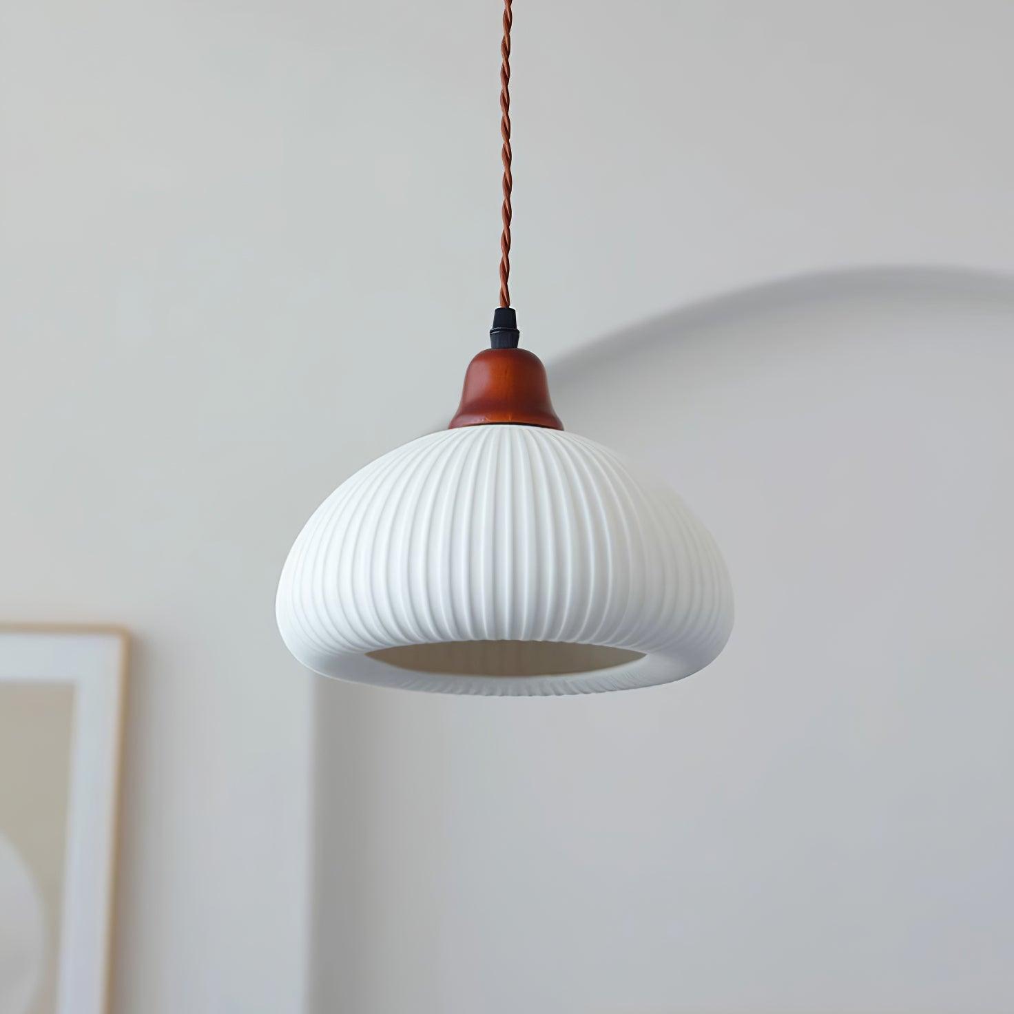 Claire Ceramic Pendant Lights - Lamp Copper