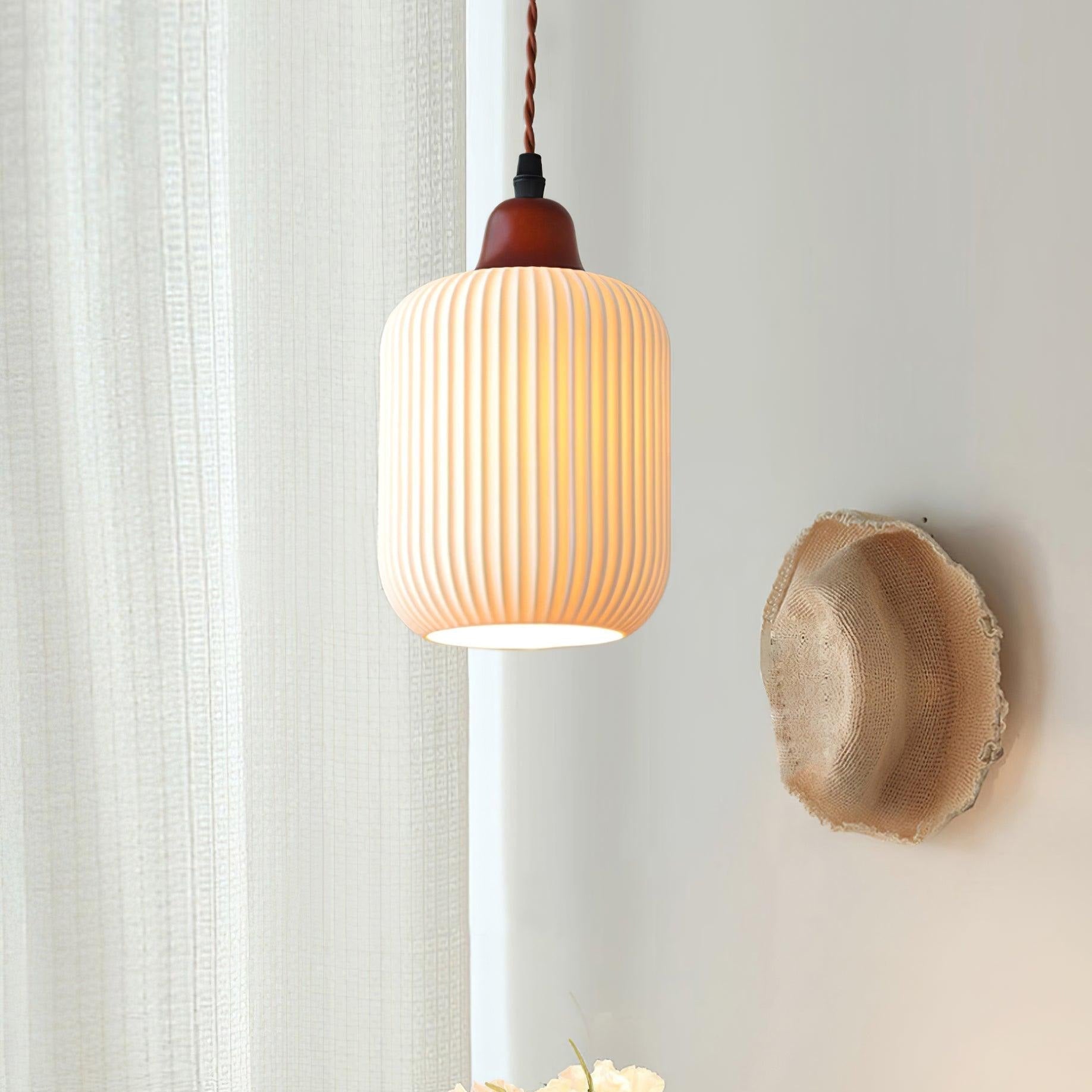 Claire Ceramic Pendant Lights - Lamp Copper