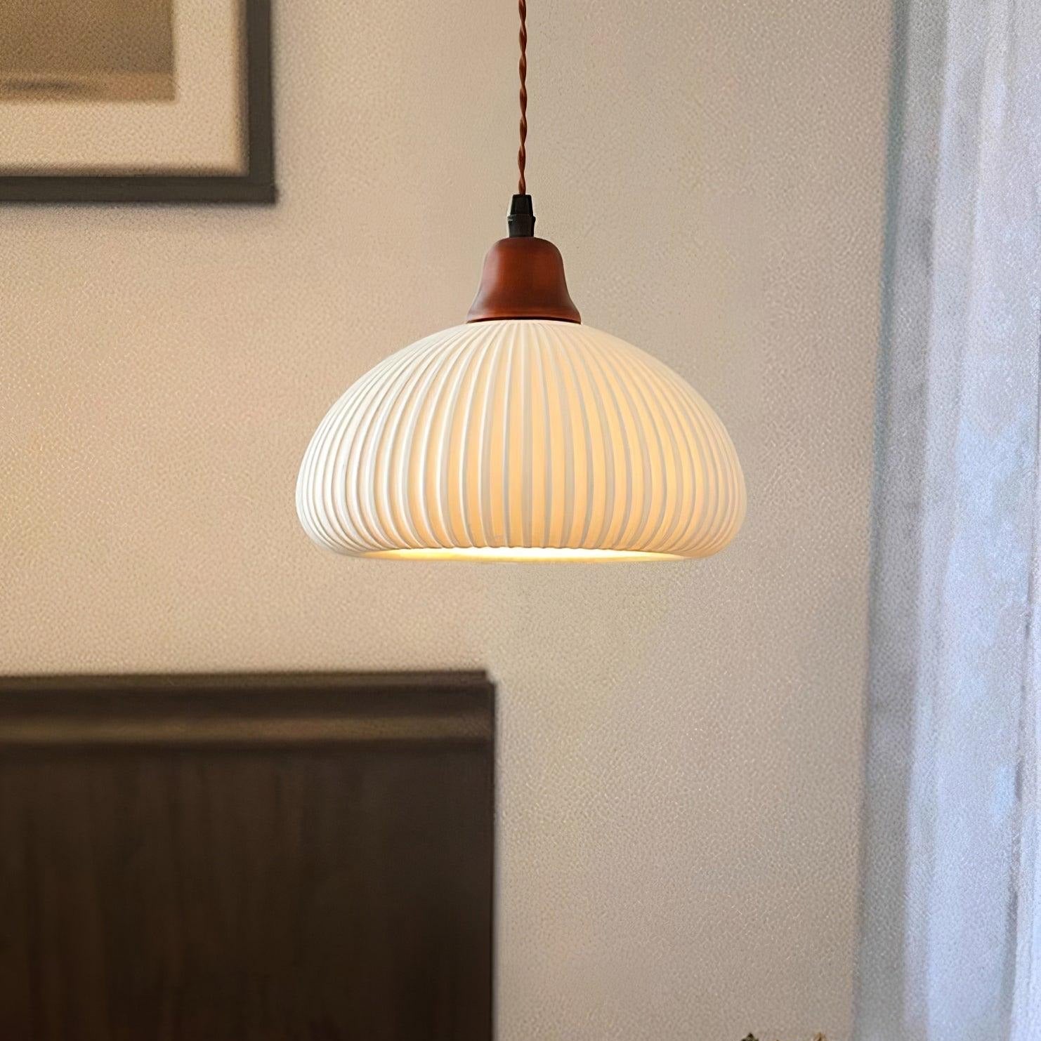 Claire Ceramic Pendant Lights - Lamp Copper