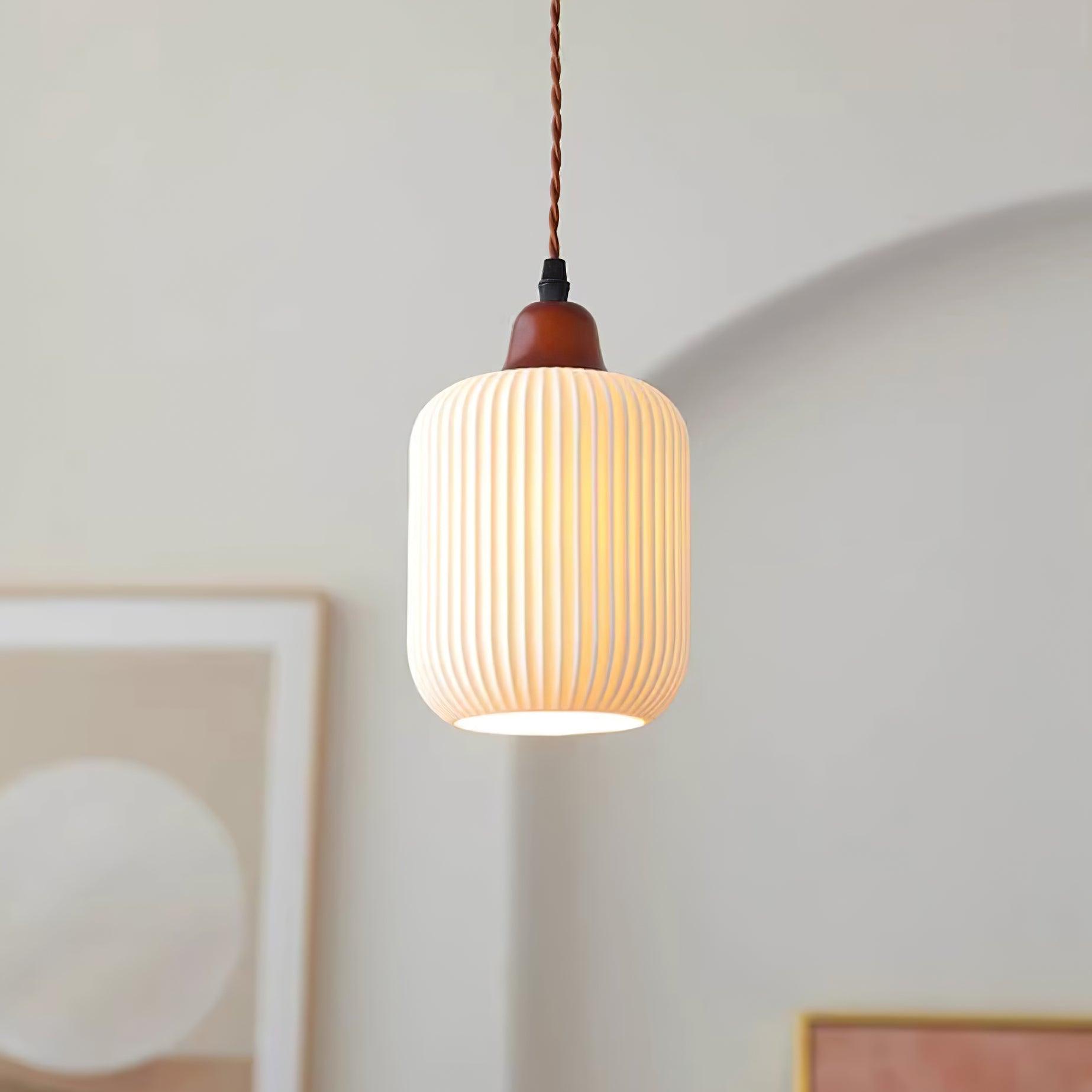 Claire Ceramic Pendant Lights - Lamp Copper