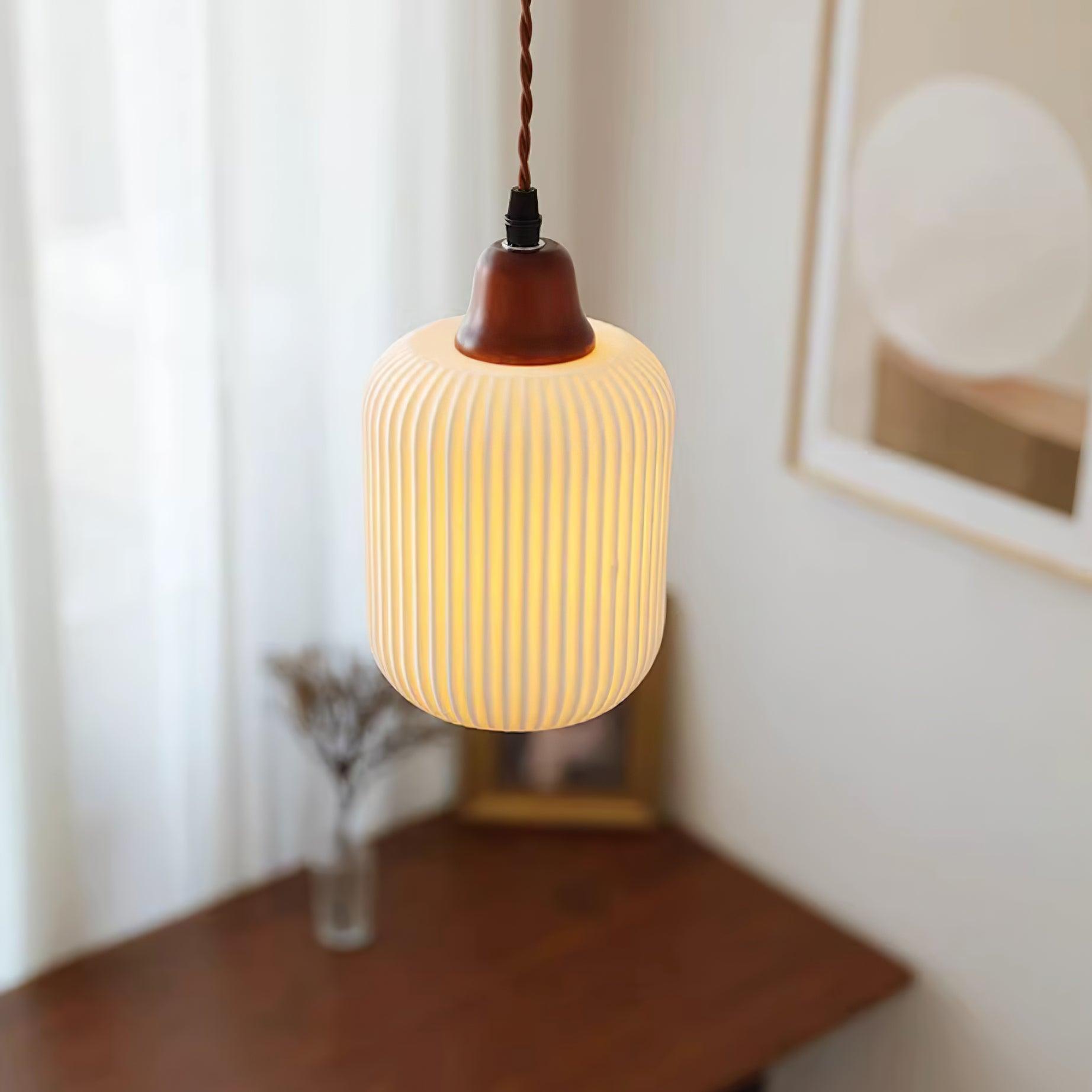 Claire Ceramic Pendant Lights - Lamp Copper