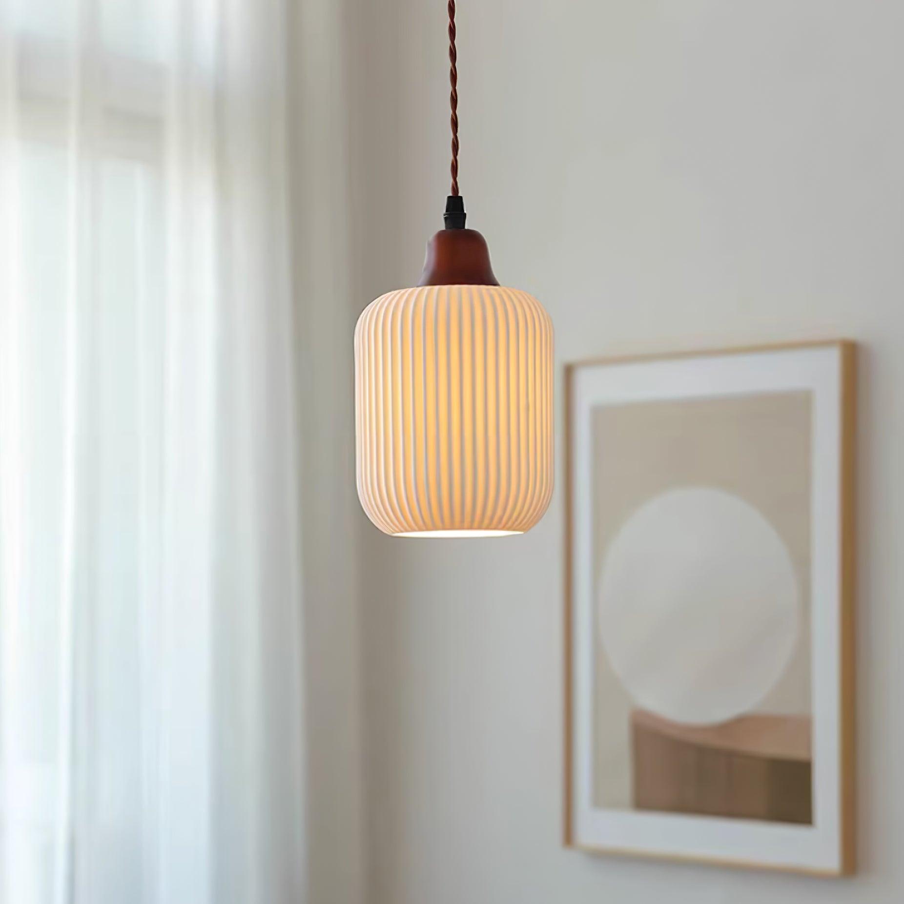 Claire Ceramic Pendant Lights - Lamp Copper