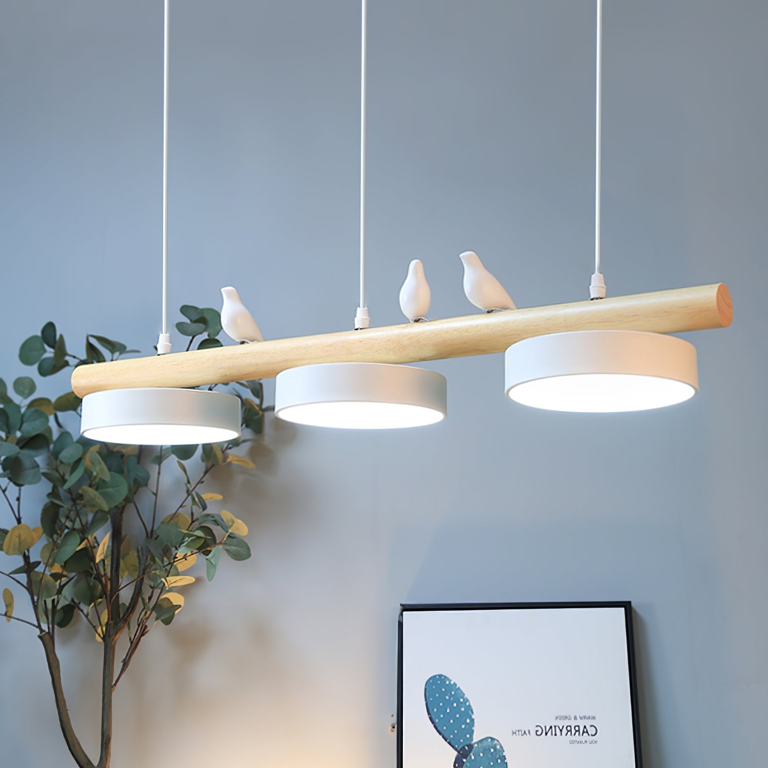 Cliff Bird Pendant Light - Lamp Copper