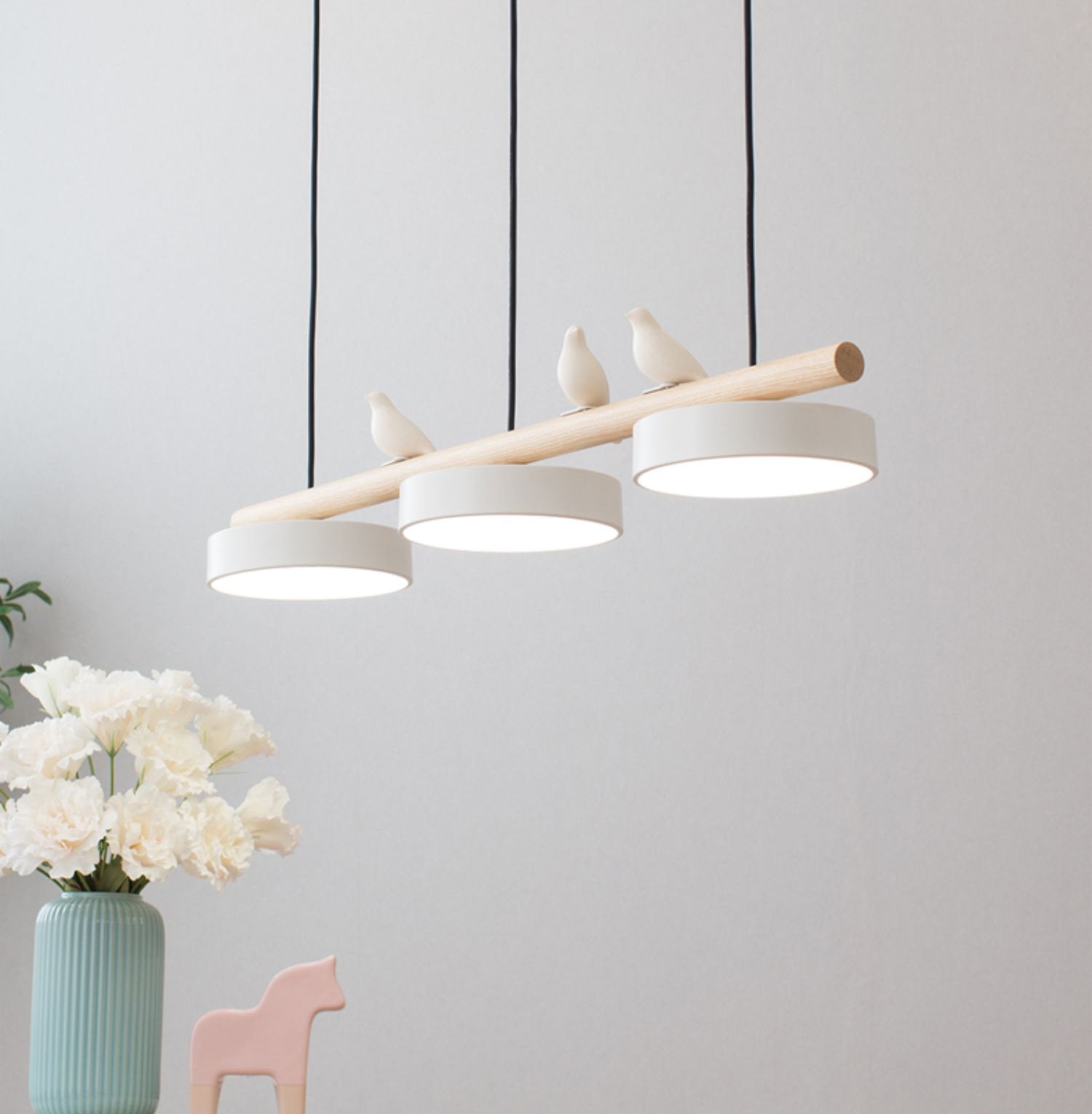 Cliff Bird Pendant Light - Lamp Copper