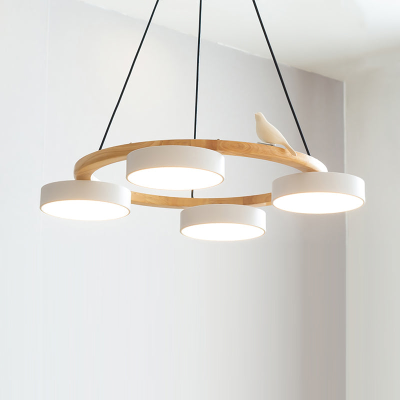 Cliff Chandelier Bird Round - Lamp Copper
