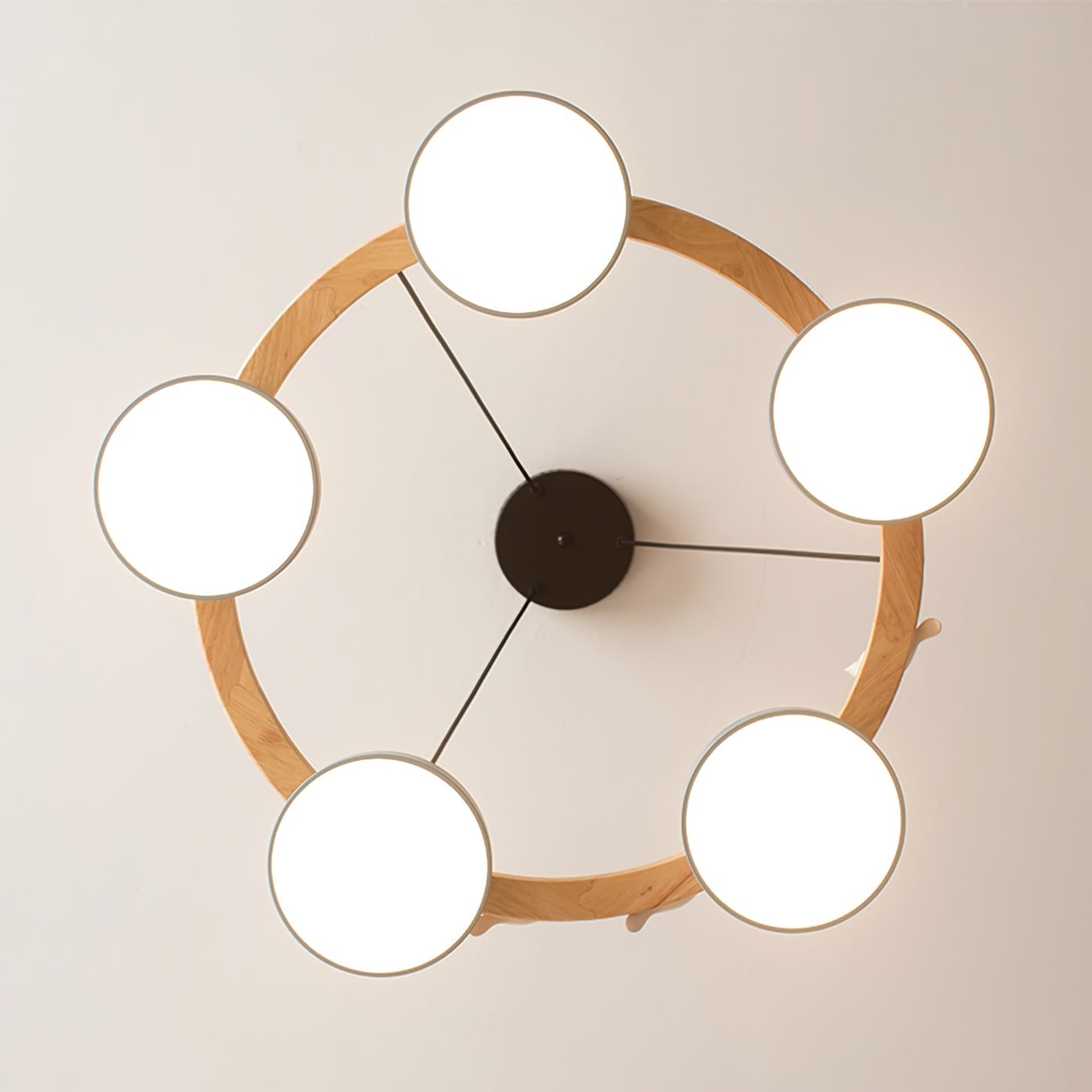 Cliff Chandelier Bird Round - Lamp Copper