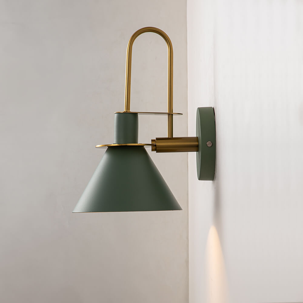 Nivero Modern Metal Wall Light Wall Sconce - Lamp Copper