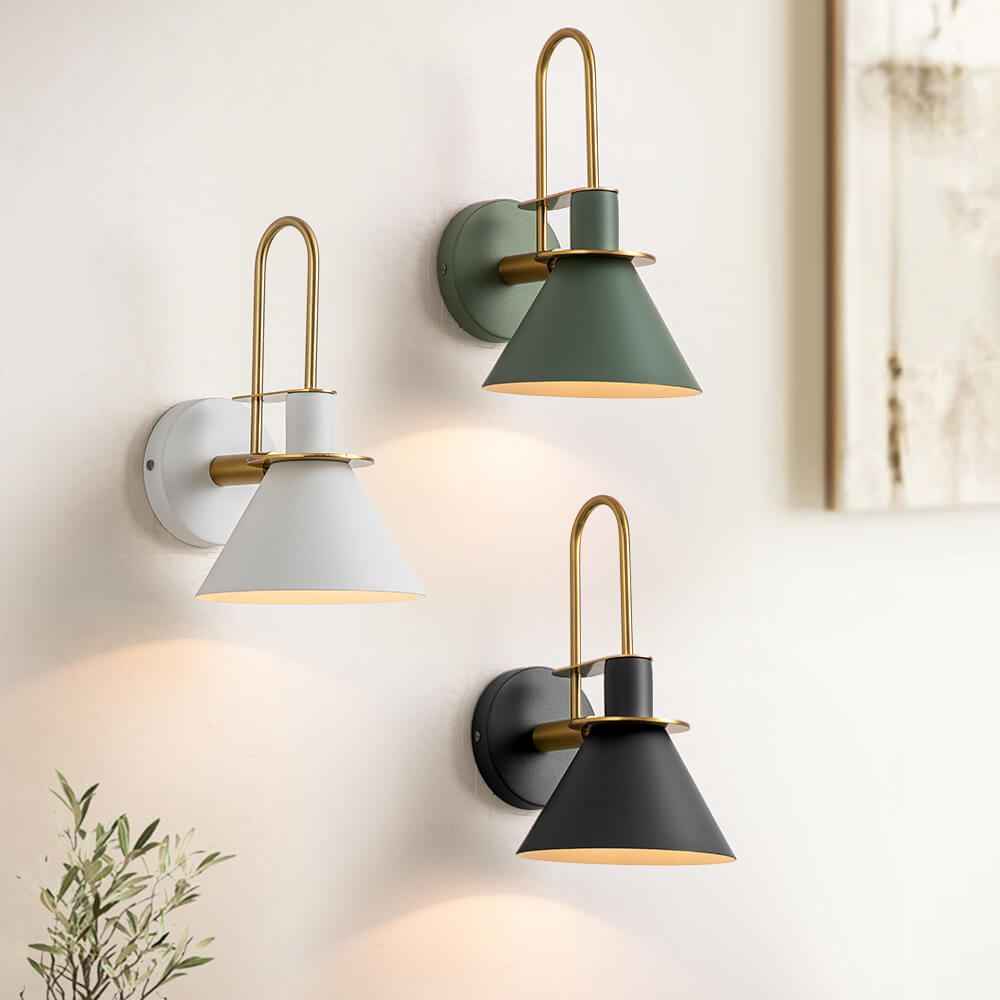 Nivero Modern Metal Wall Light Wall Sconce - Lamp Copper