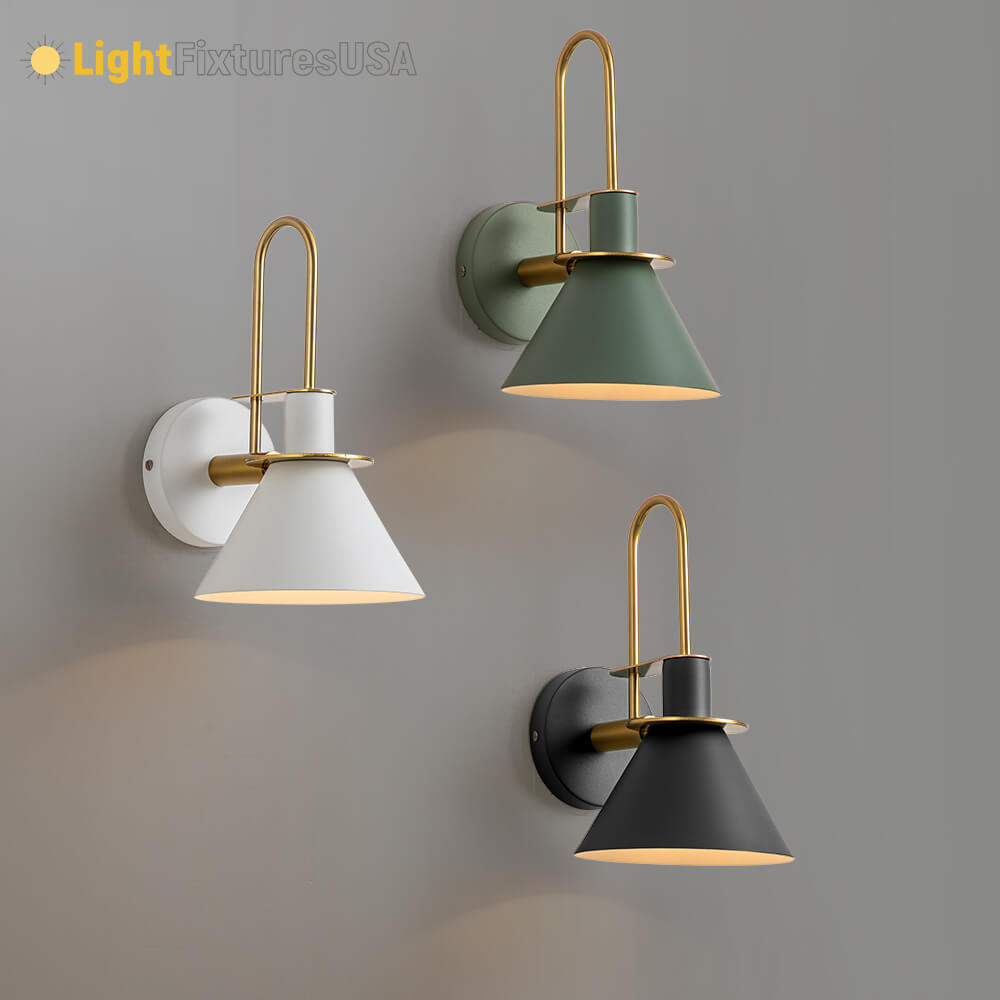 Nivero Modern Metal Wall Light Wall Sconce - Lamp Copper