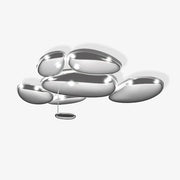 Lava Contemporary Skydro Ceiling Light Smoke Gray - Lamp Copper