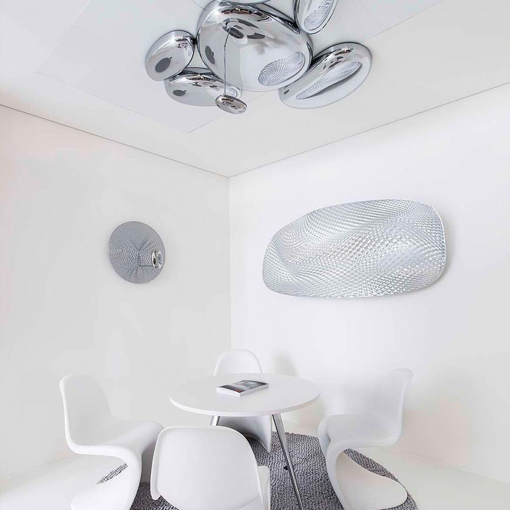 Lava Contemporary Skydro Ceiling Light Smoke Gray - Lamp Copper