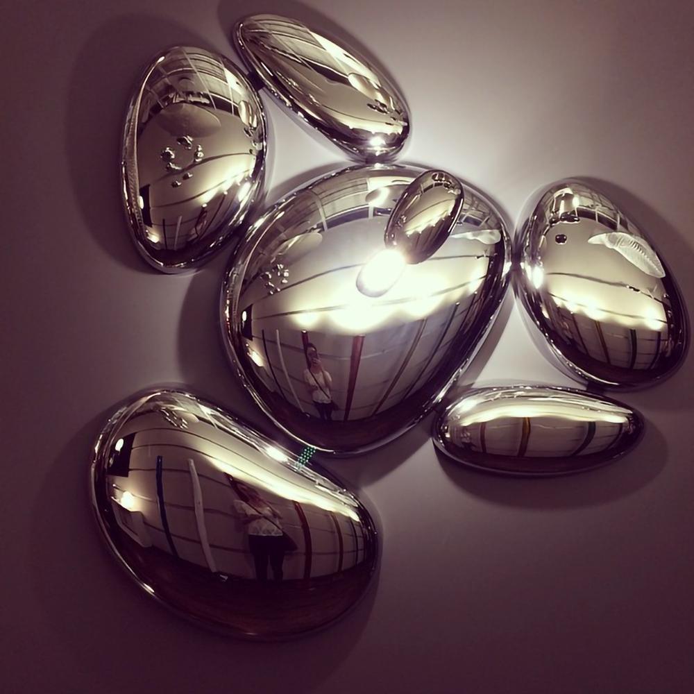 Lava Contemporary Skydro Ceiling Light Smoke Gray - Lamp Copper