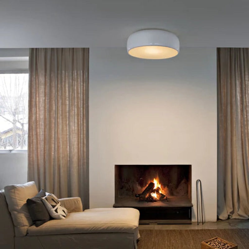 Valentina Vintage LED Flush Mount Ceiling Light Study Bedroom Kitchen - Lamp Copper