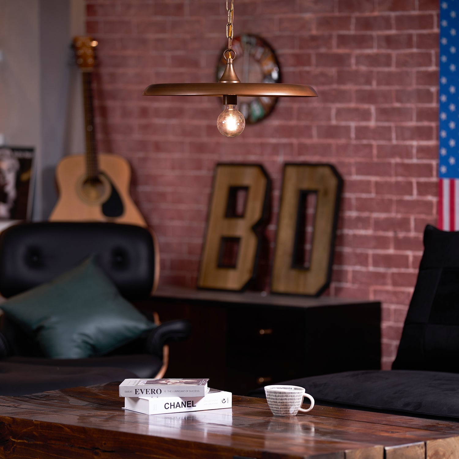 Vianel Vintage Metal Pendant Light - Lamp Copper