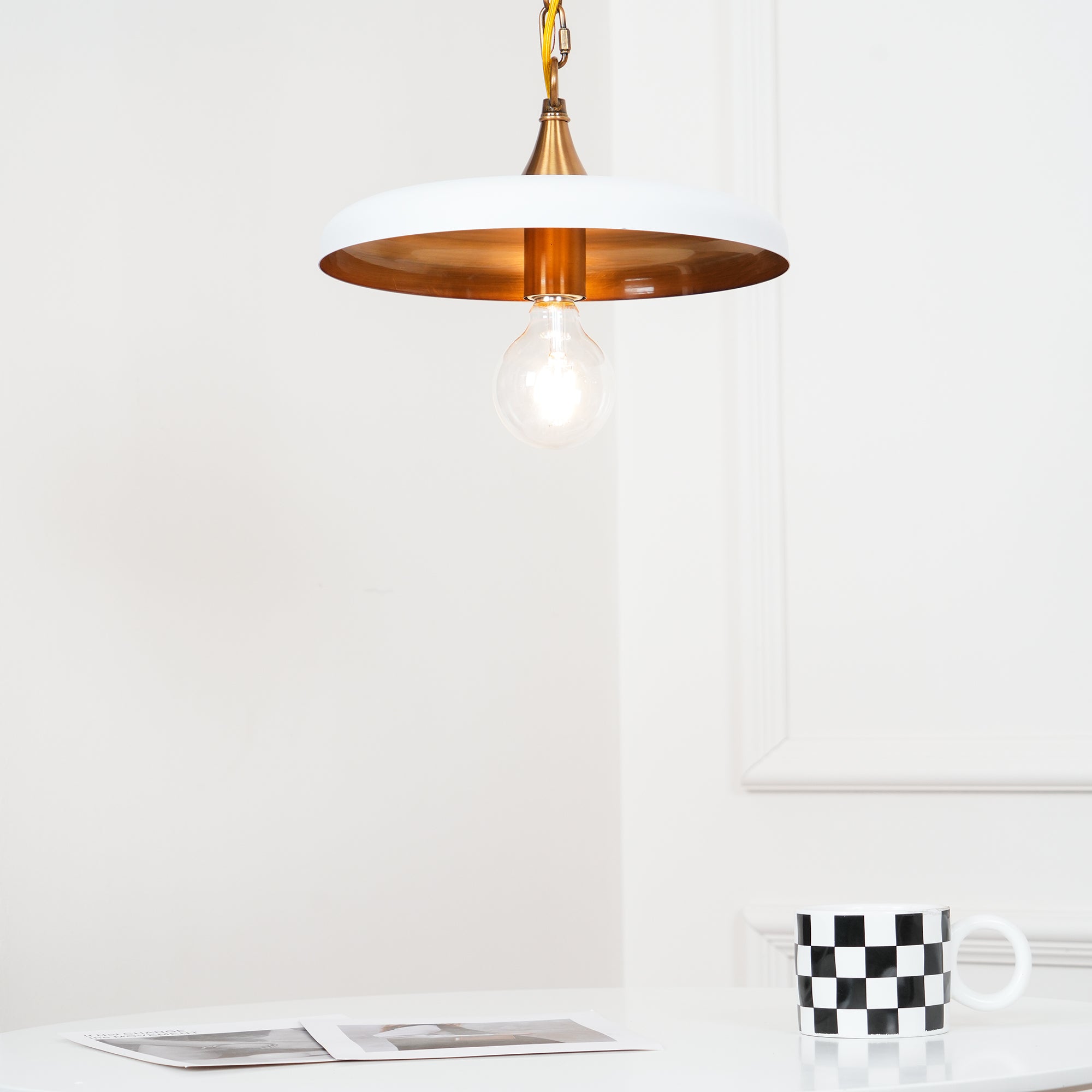 Vianel Vintage Metal Pendant Light - Lamp Copper