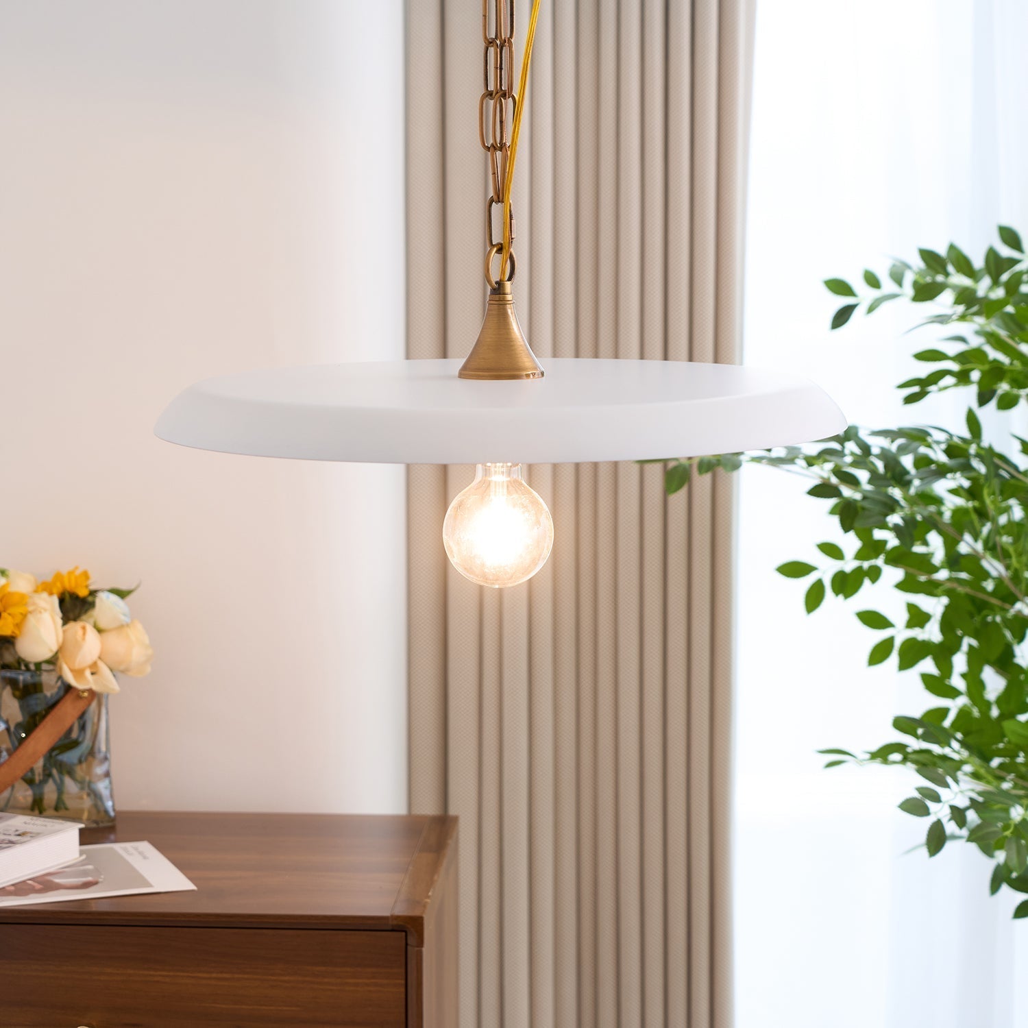 Vianel Vintage Metal Pendant Light - Lamp Copper
