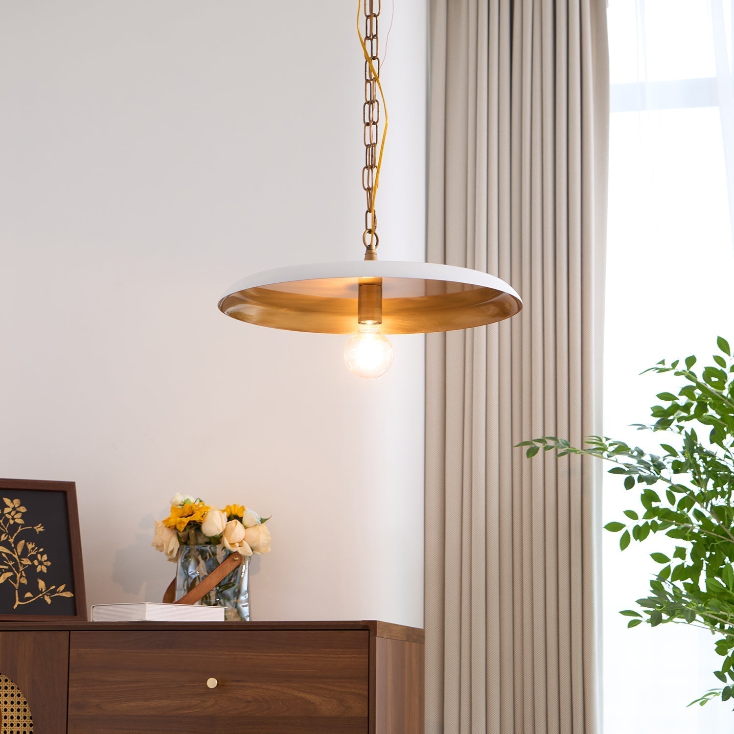 Vianel Vintage Metal Pendant Light - Lamp Copper