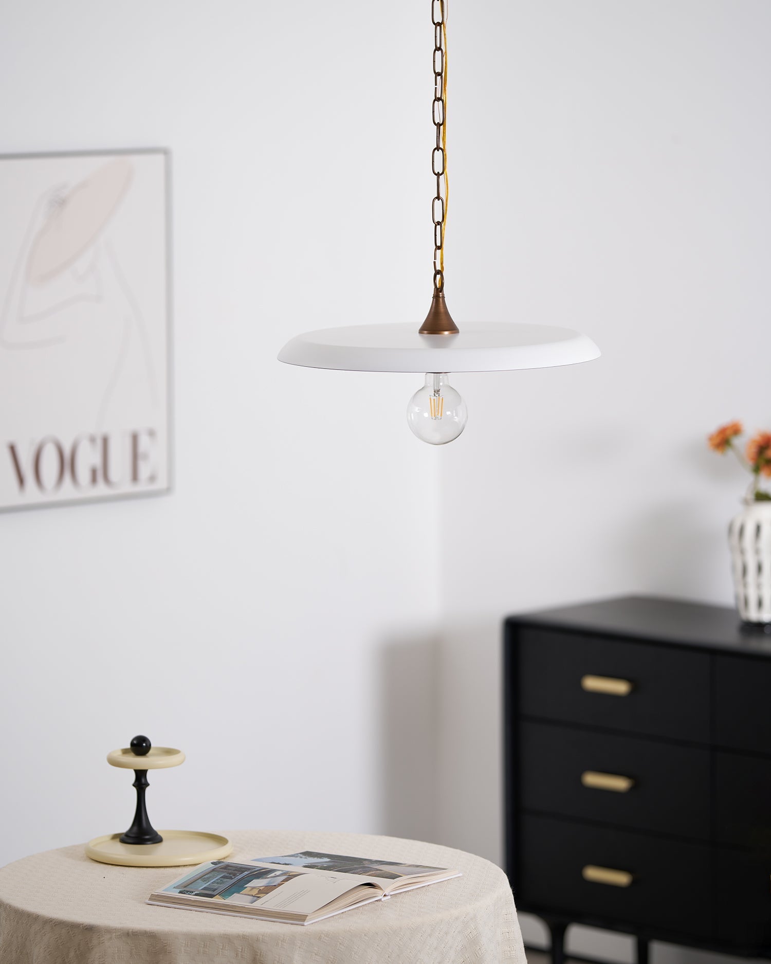Vianel Vintage Metal Pendant Light - Lamp Copper