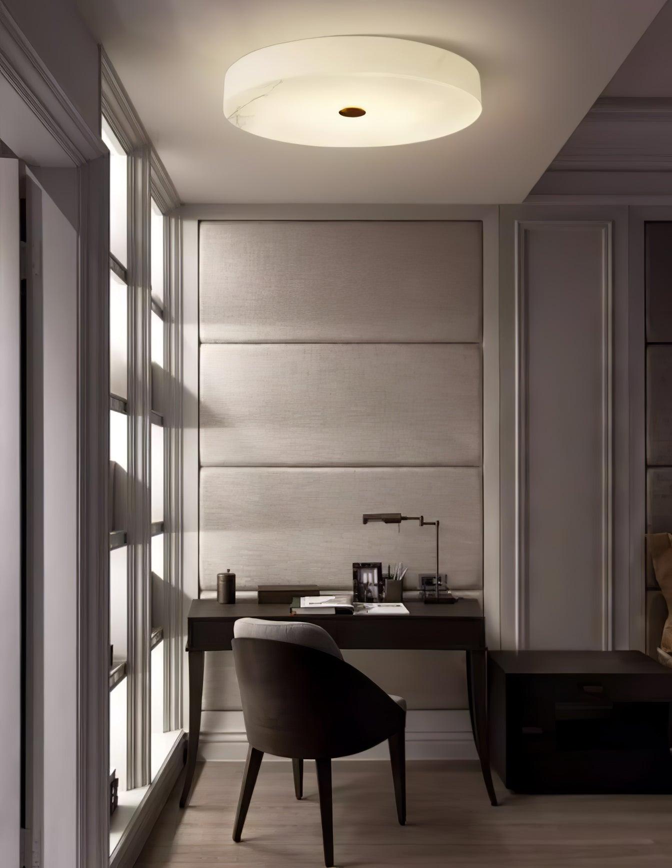 Olaean Alabaster Ceiling Light - Lamp Copper