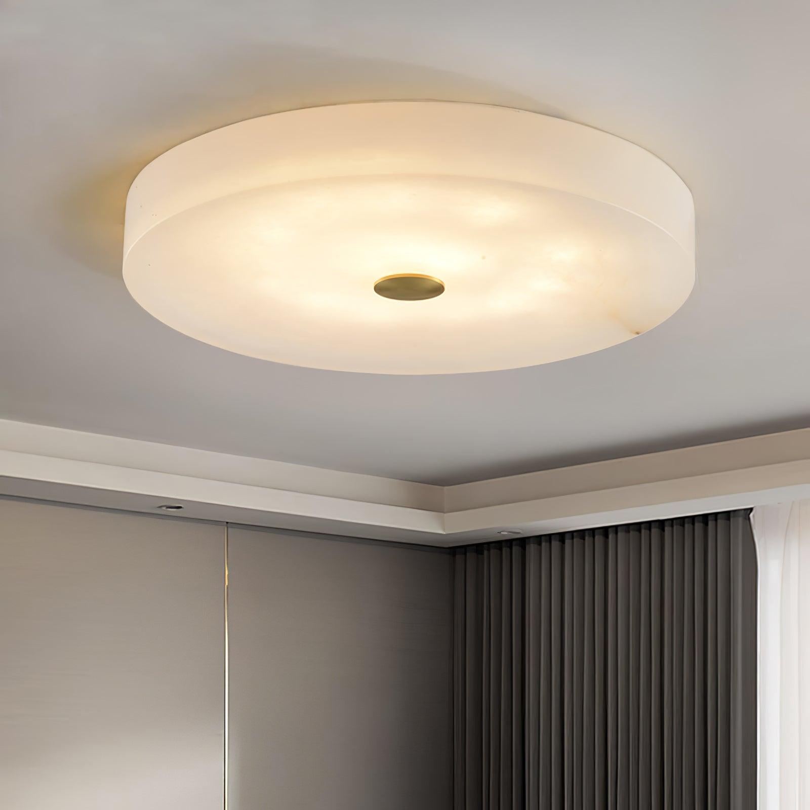 Olaean Alabaster Ceiling Light - Lamp Copper