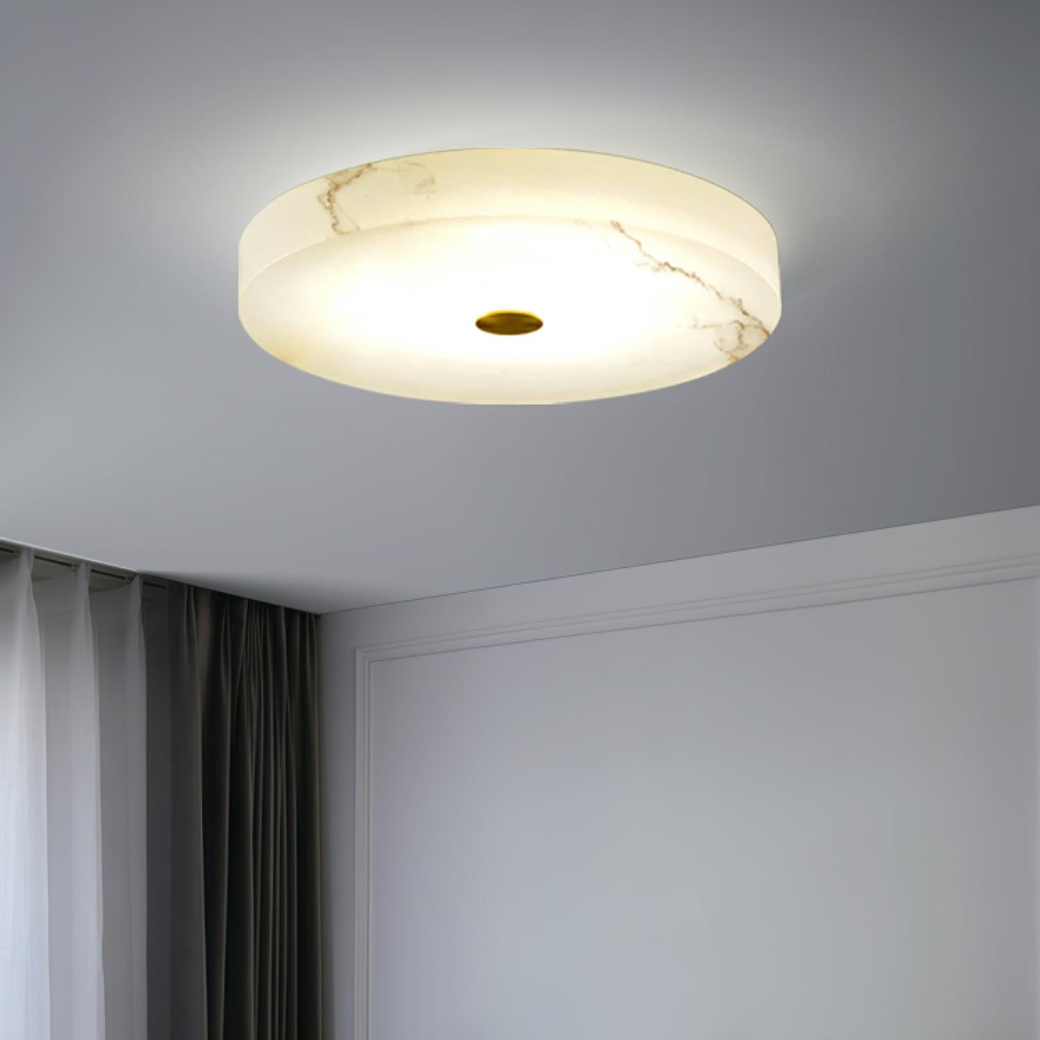 Olaean Alabaster Ceiling Light - Lamp Copper