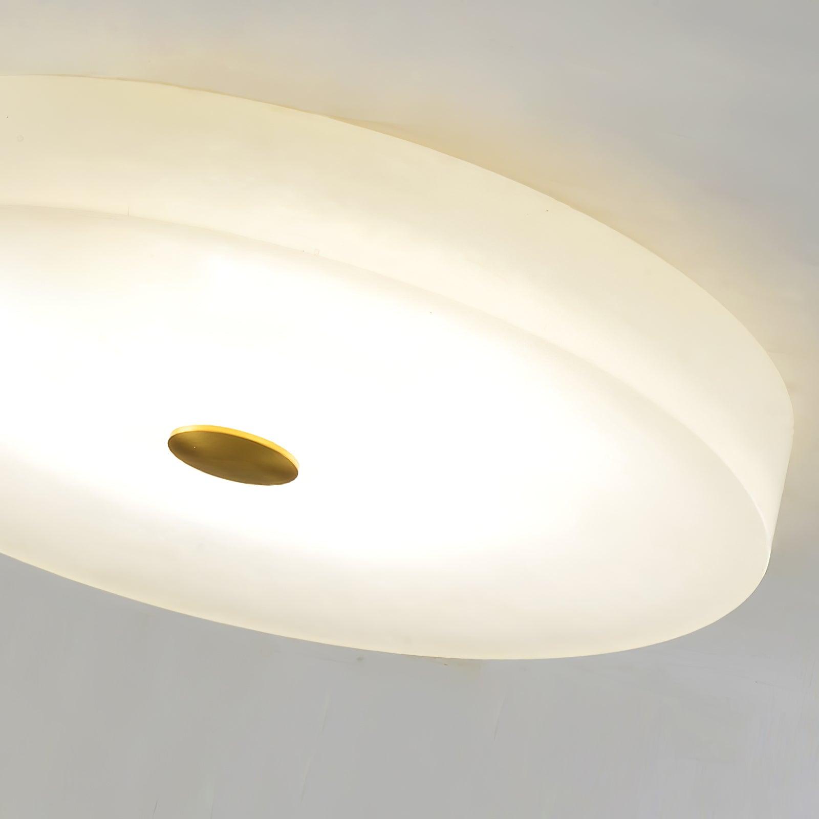 Olaean Alabaster Ceiling Light - Lamp Copper