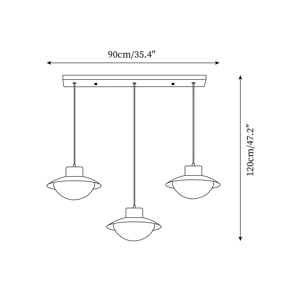 Pendant Lamp Metal and Wood PE Shade Dome Shape Minimalist - Lamp Copper