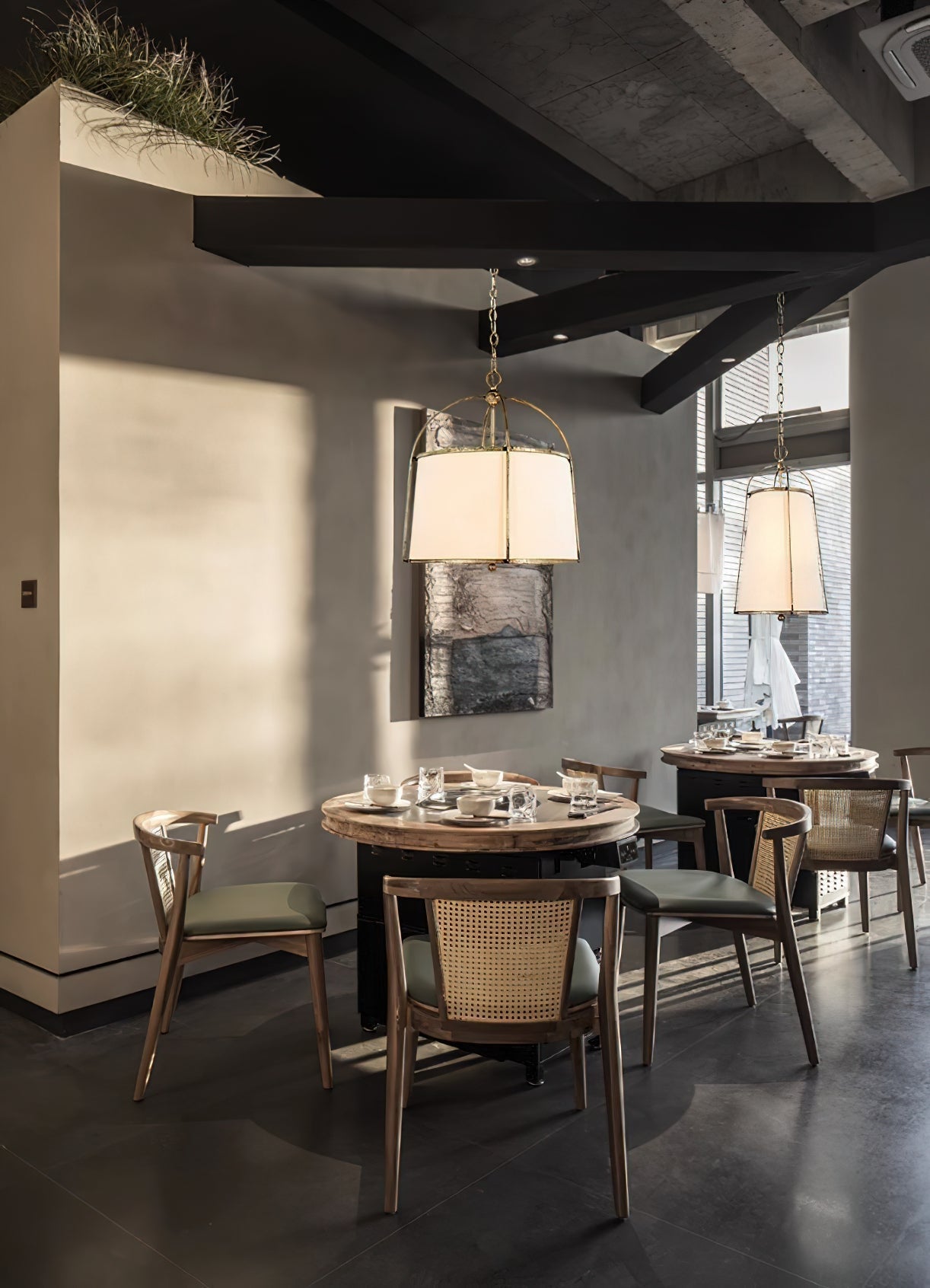 Flare Vintage Industrial Metal Fabric Pendant Lamp - Lamp Copper