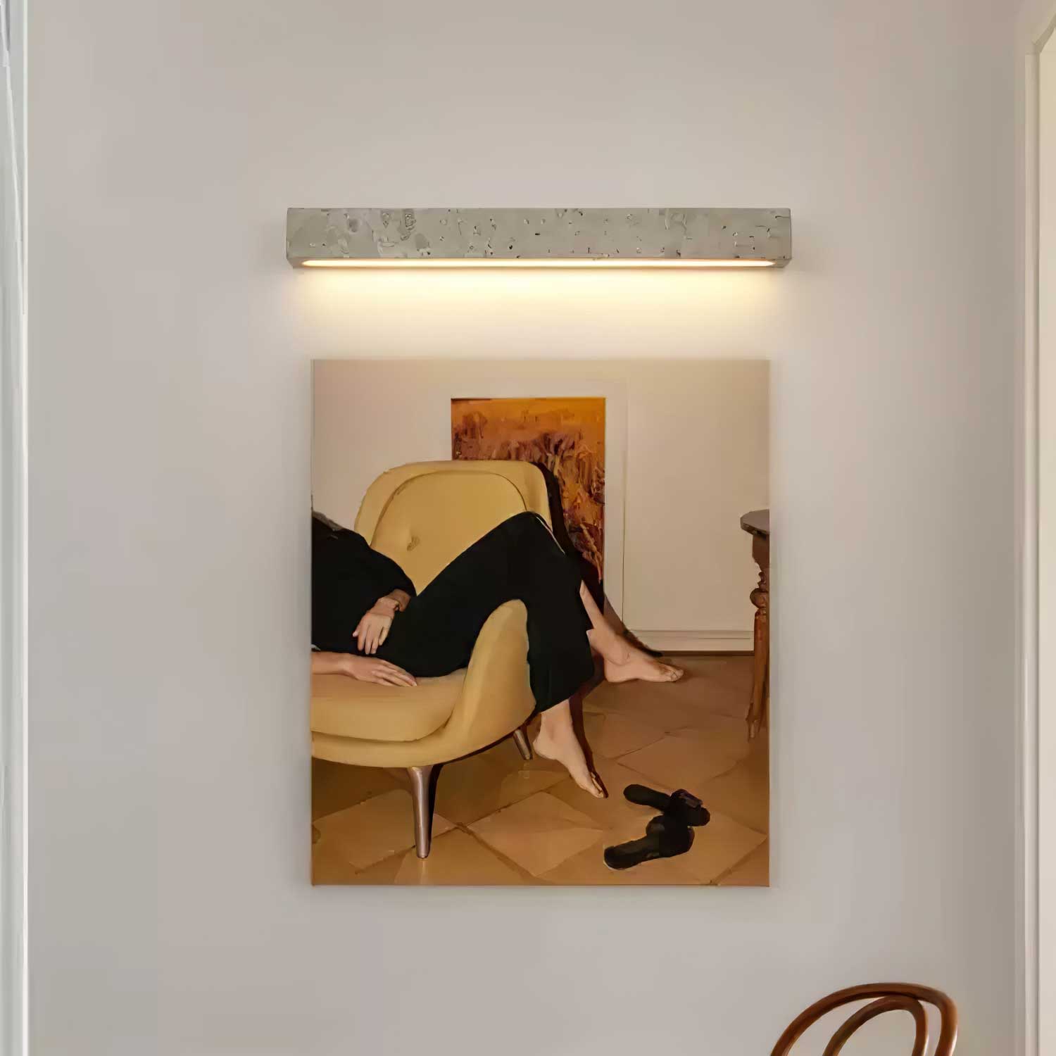 Ardora Travertine Pendant Light - Lamp Copper