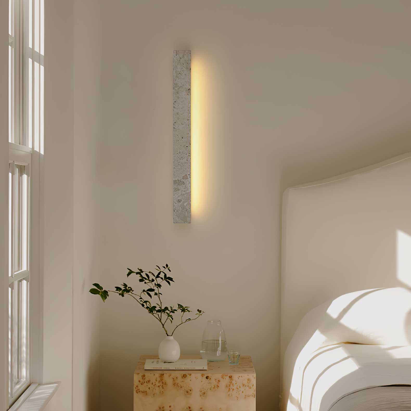 Ardora Travertine Pendant Light - Lamp Copper